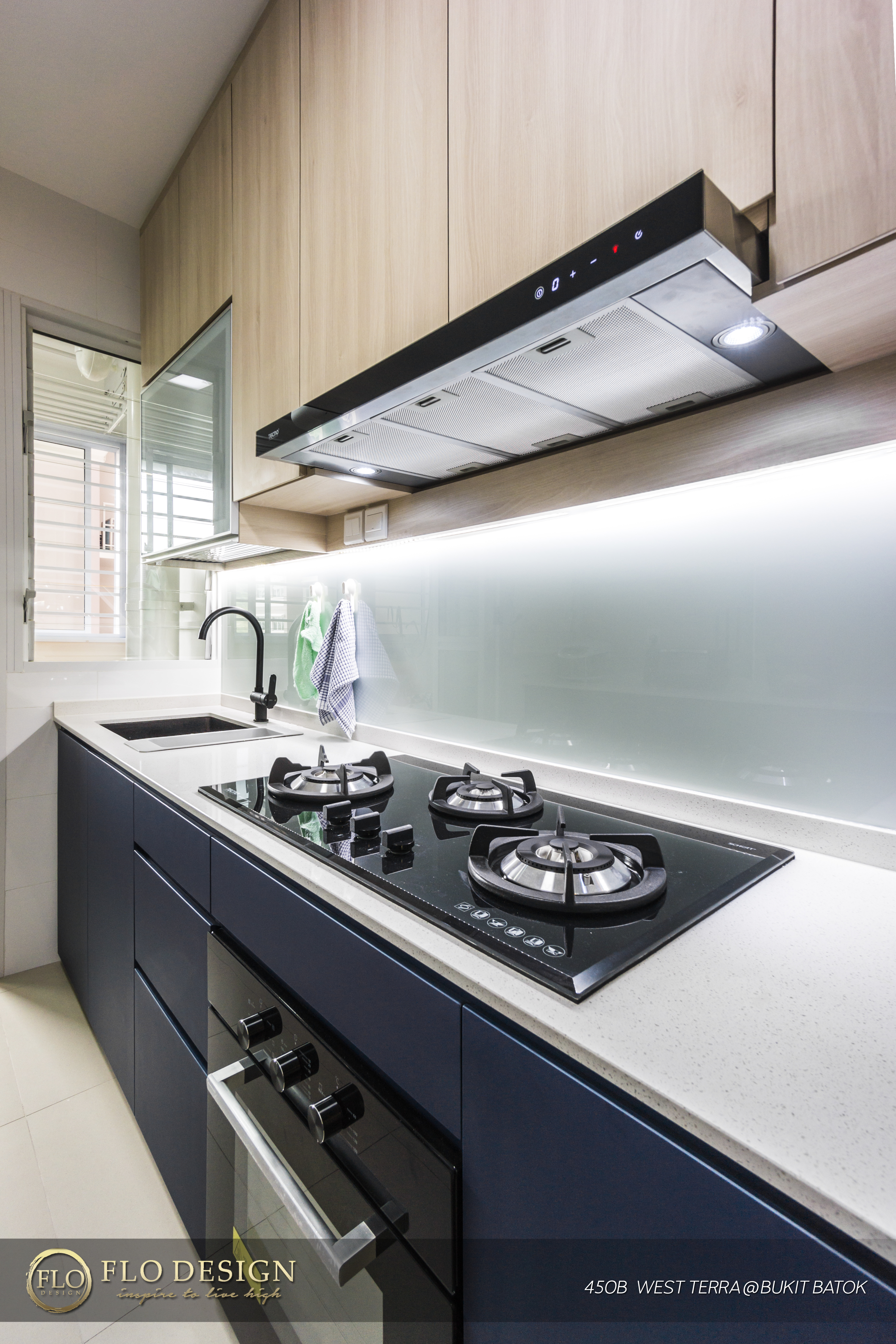 Contemporary, Industrial, Scandinavian Design - Kitchen - HDB 4 Room - Design by Flo Design Pte Ltd