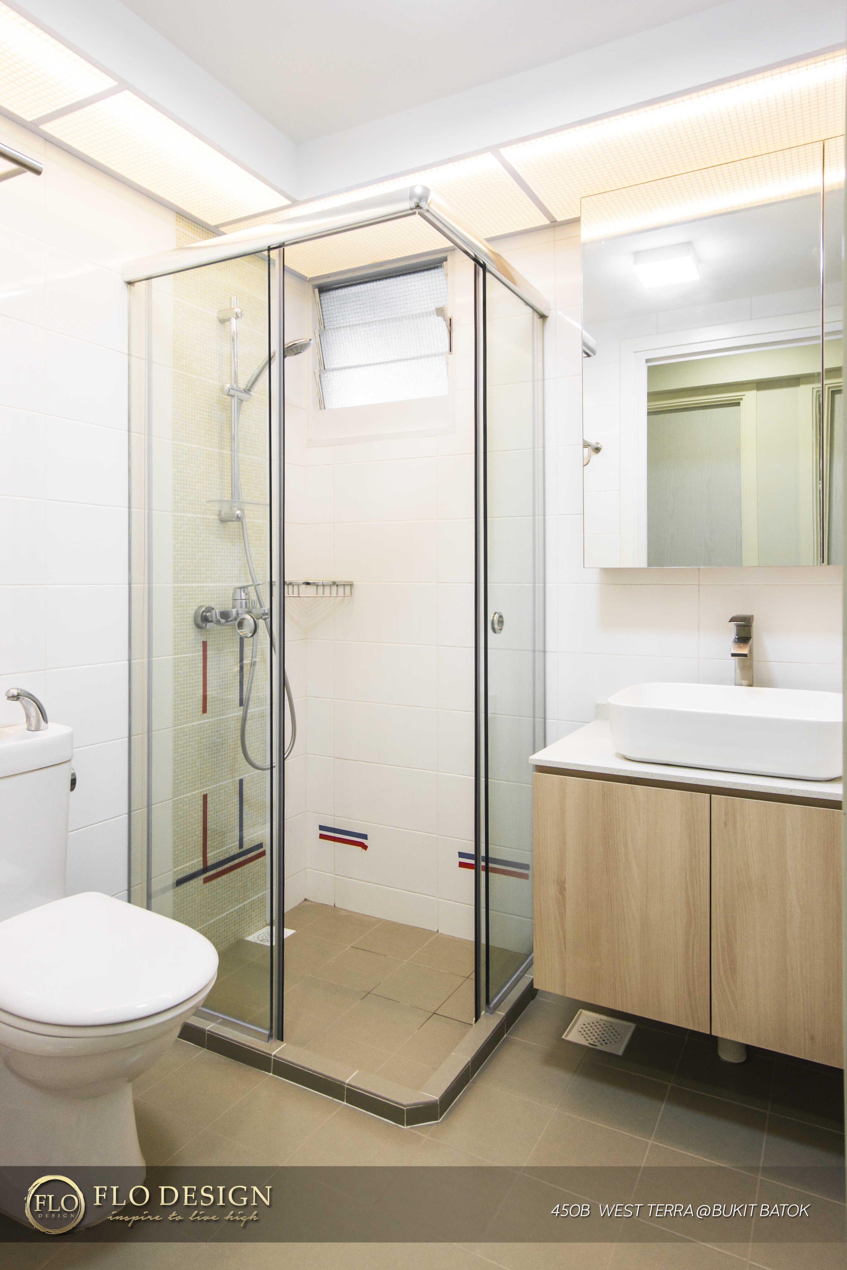 Contemporary, Industrial, Scandinavian Design - Bathroom - HDB 4 Room - Design by Flo Design Pte Ltd