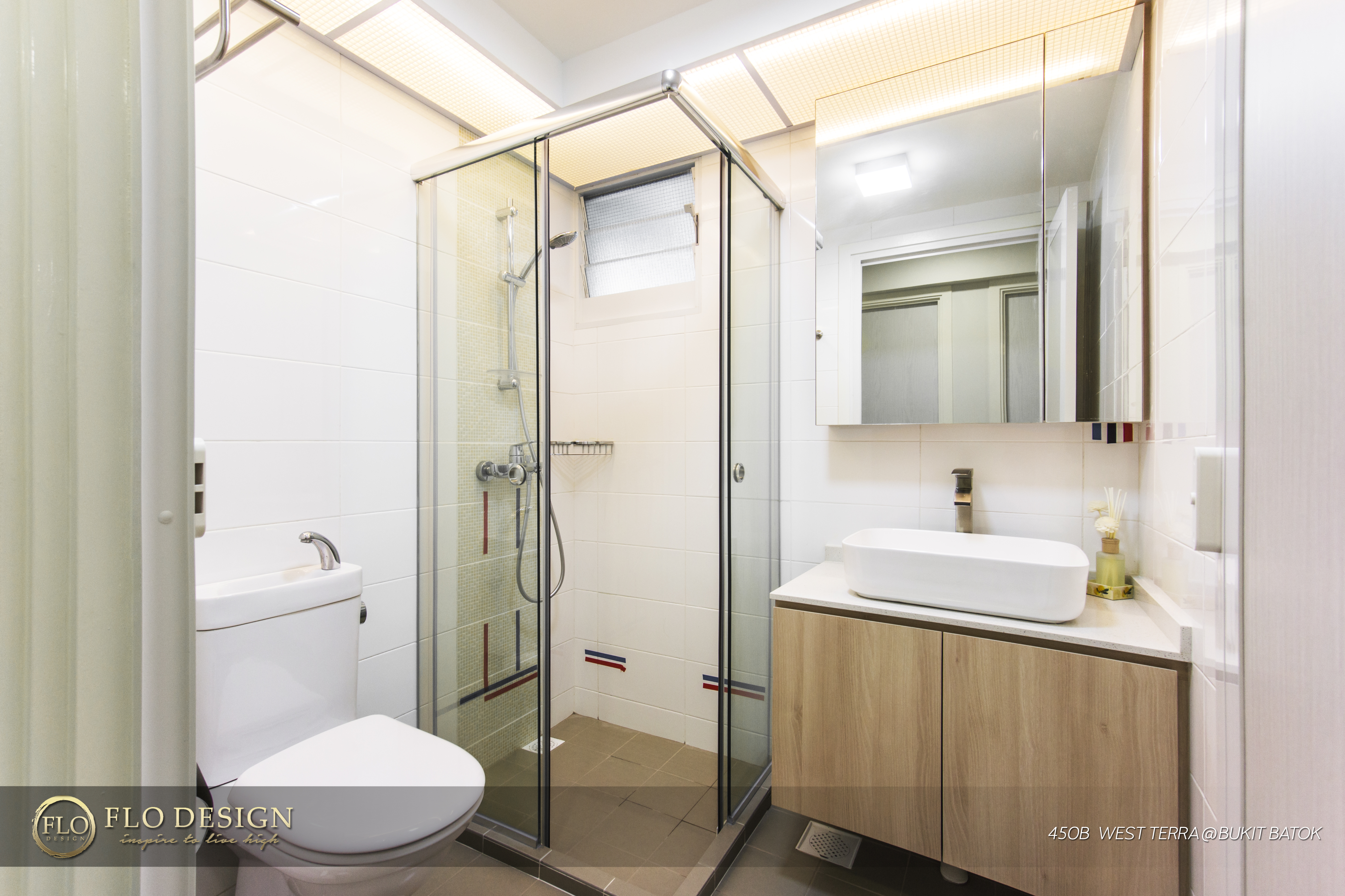 Contemporary, Industrial, Scandinavian Design - Bathroom - HDB 4 Room - Design by Flo Design Pte Ltd