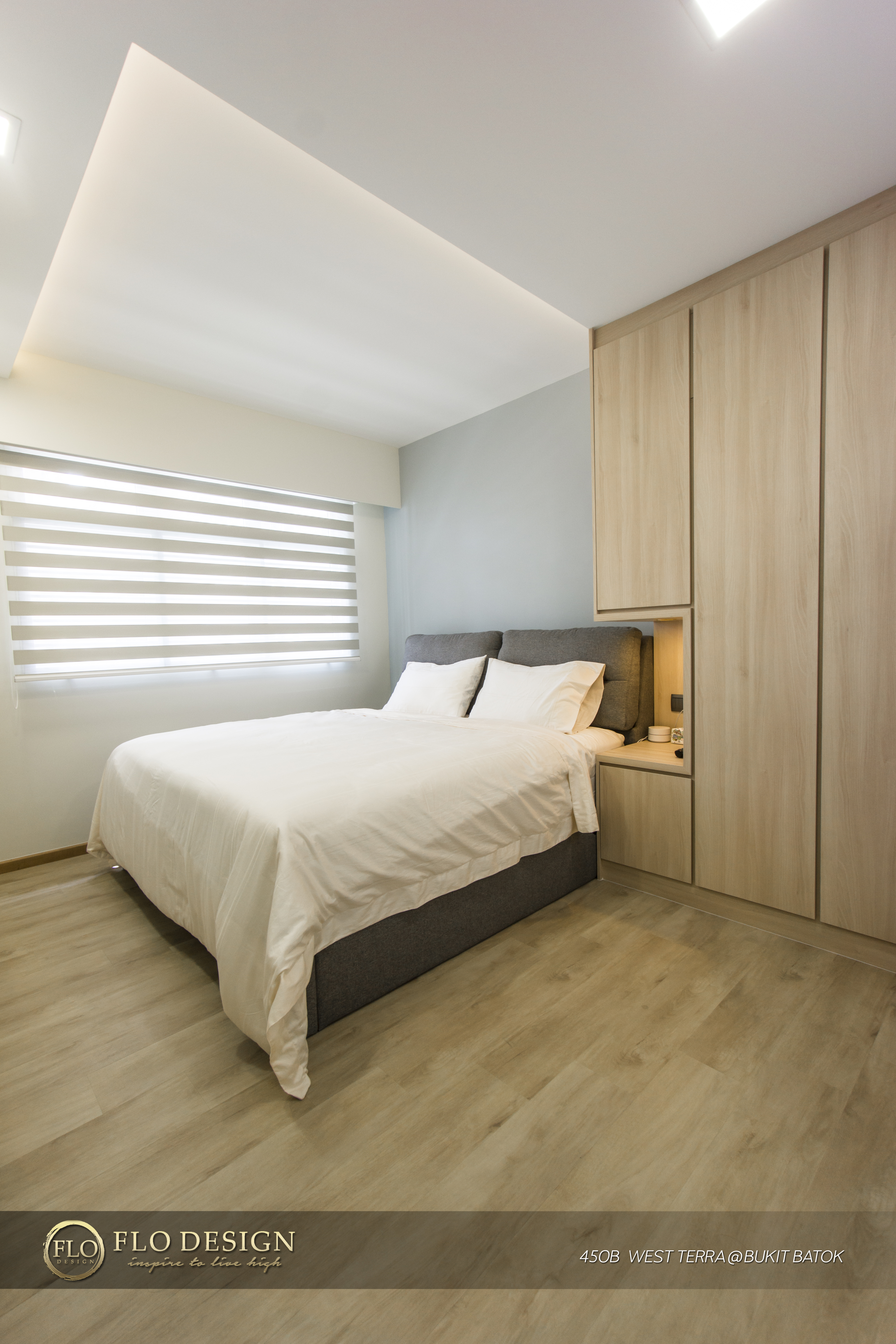 Contemporary, Industrial, Scandinavian Design - Bedroom - HDB 4 Room - Design by Flo Design Pte Ltd