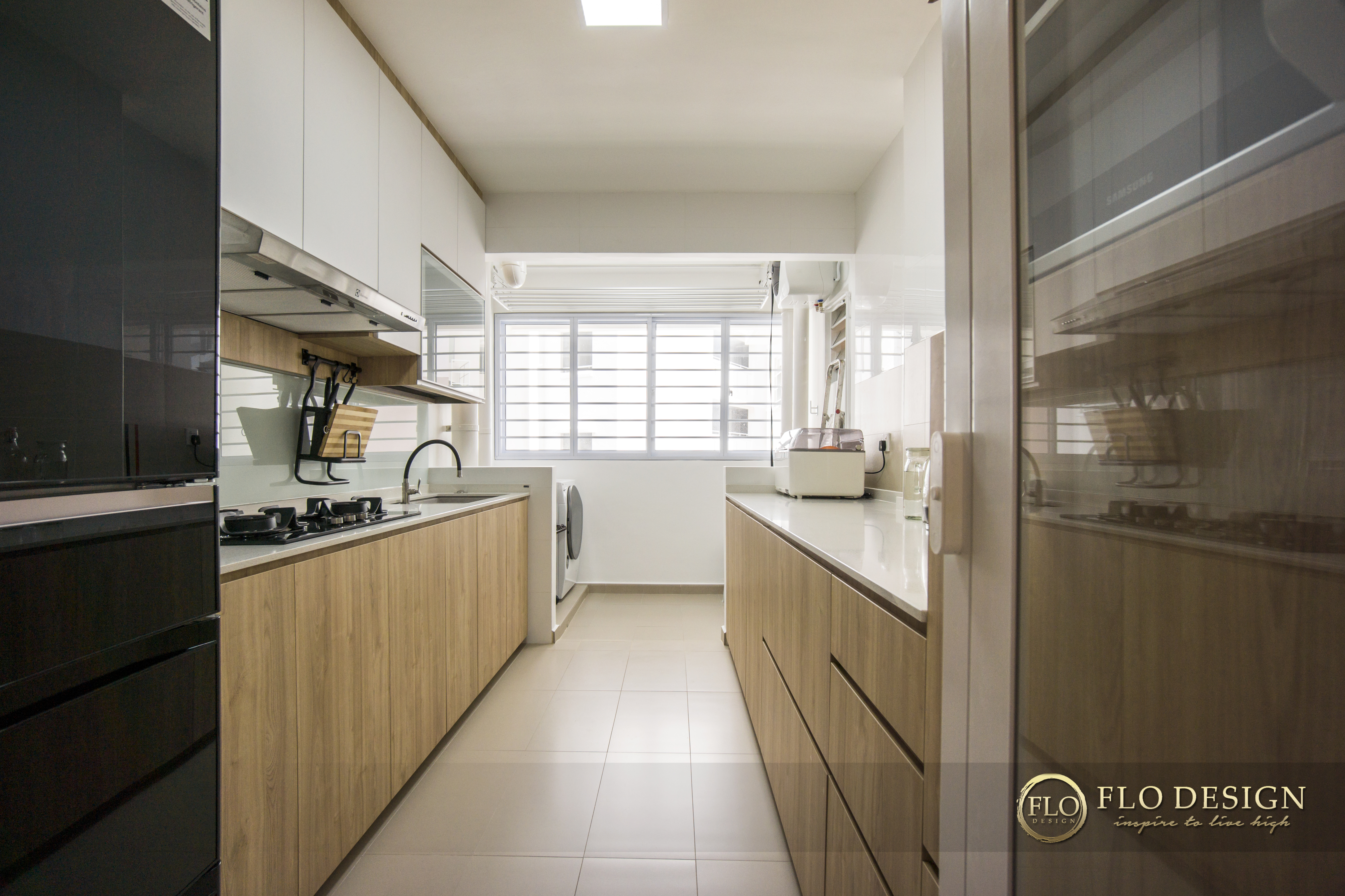 Contemporary, Scandinavian Design - Kitchen - HDB 5 Room - Design by Flo Design Pte Ltd