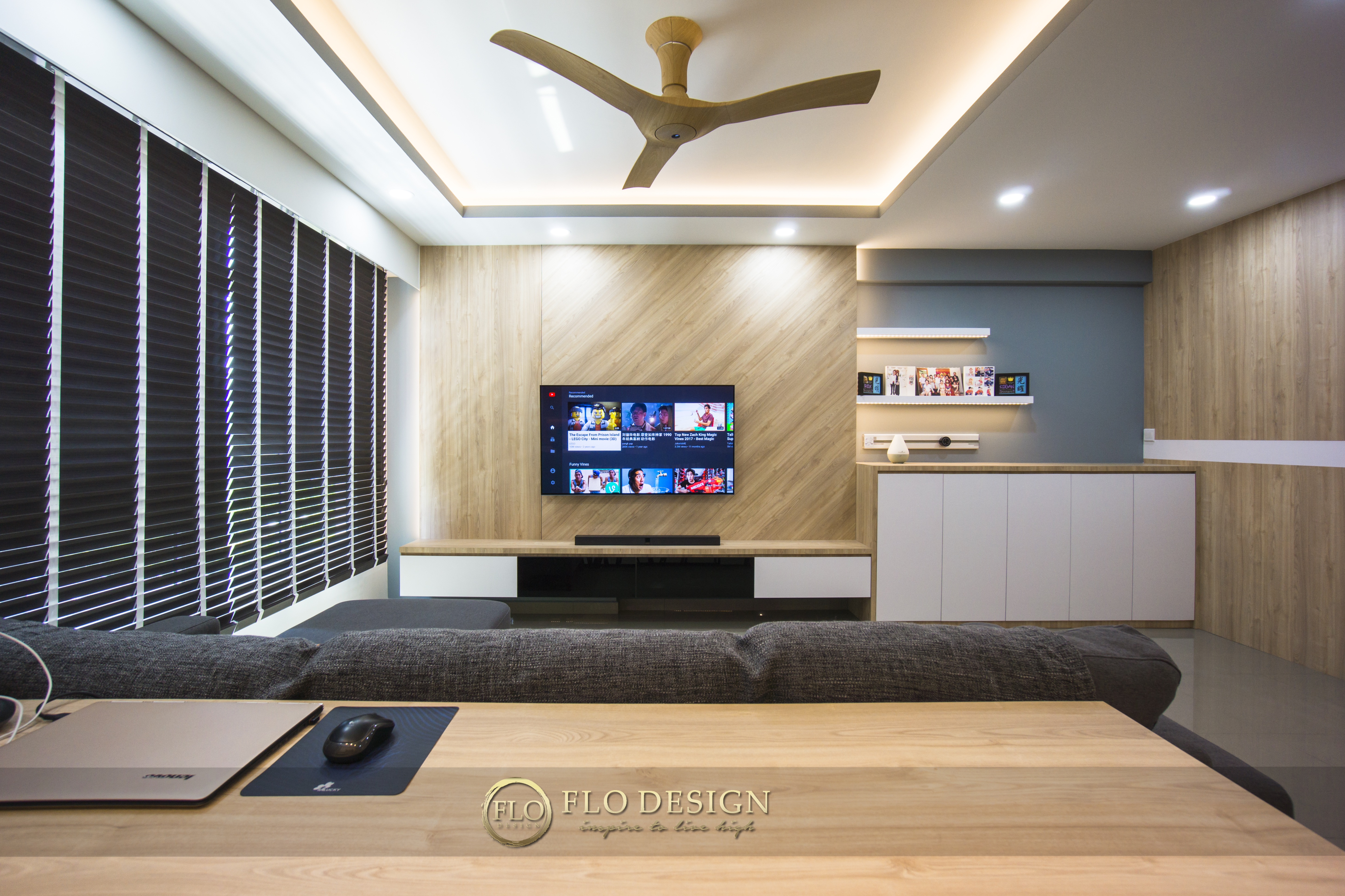 Contemporary, Scandinavian Design - Living Room - HDB 5 Room - Design by Flo Design Pte Ltd