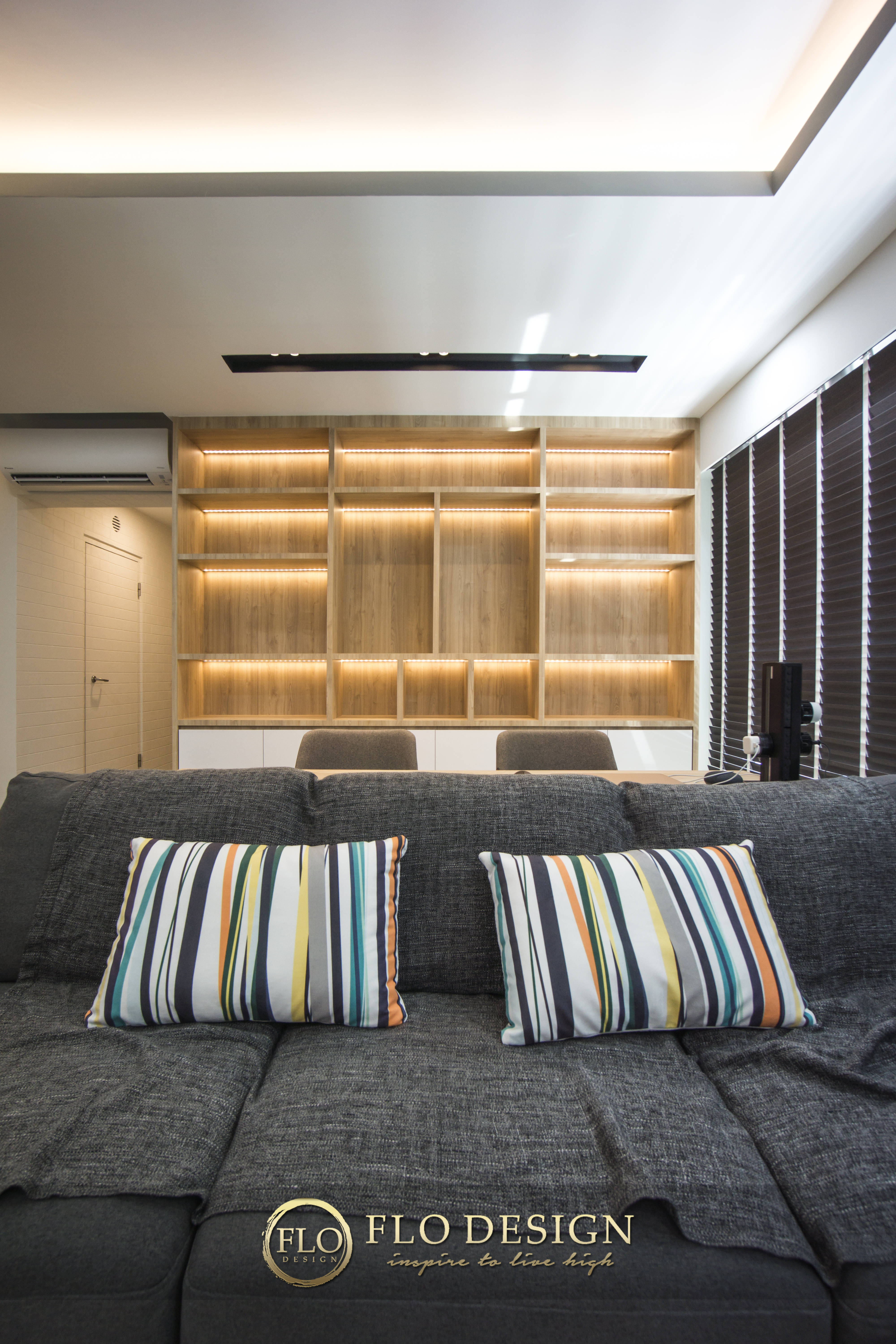 Contemporary, Scandinavian Design - Living Room - HDB 5 Room - Design by Flo Design Pte Ltd