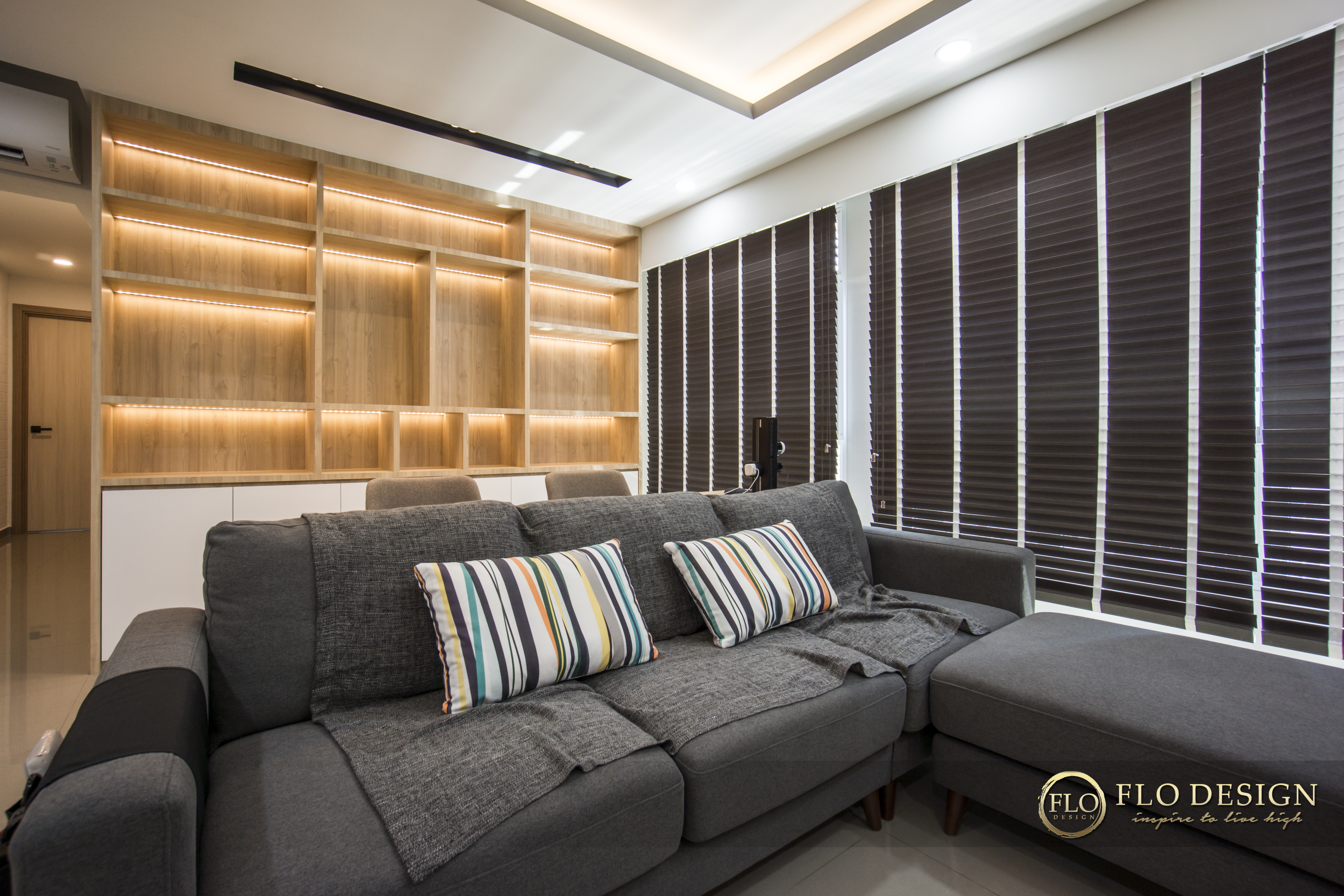 Contemporary, Scandinavian Design - Living Room - HDB 5 Room - Design by Flo Design Pte Ltd