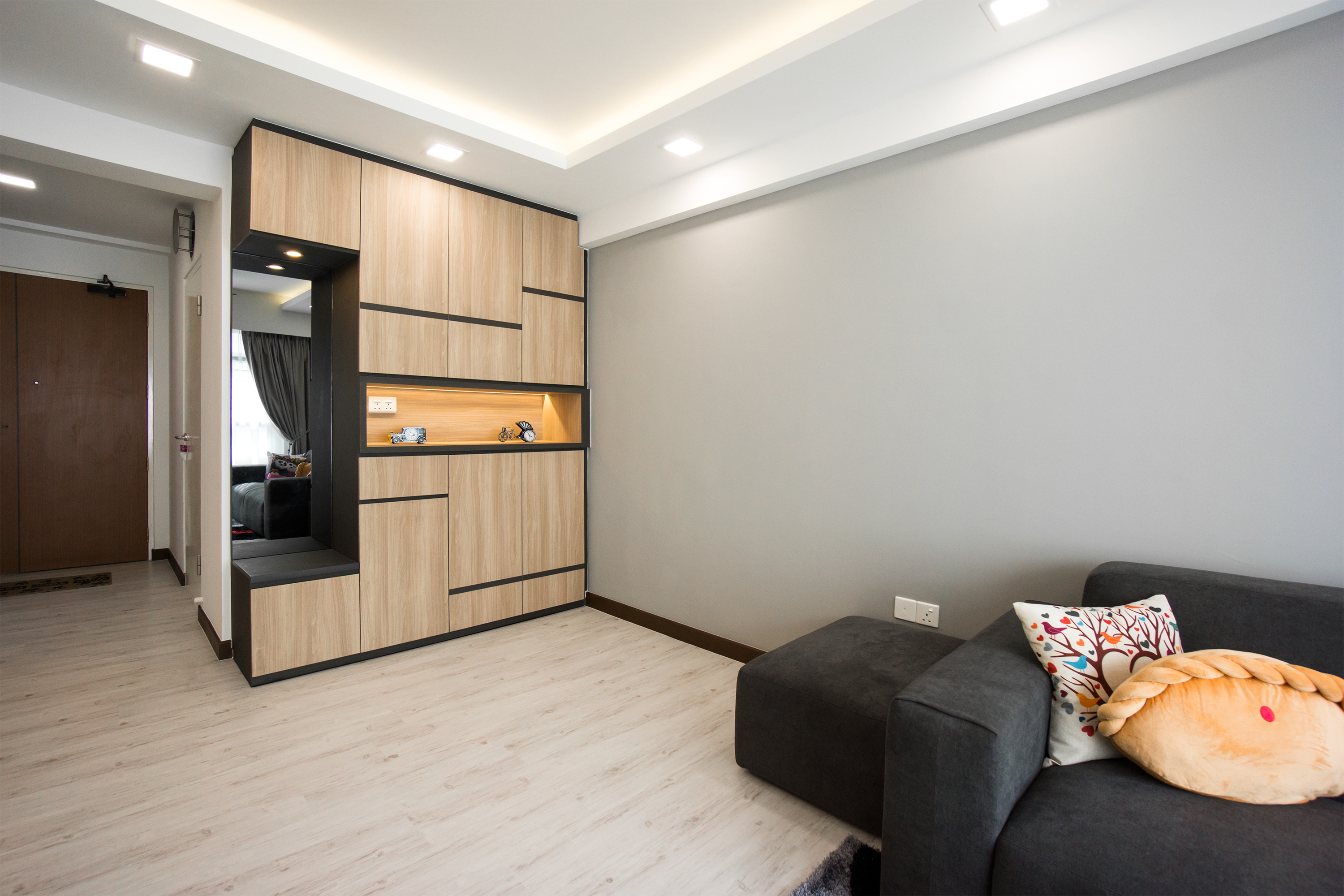 Contemporary, Scandinavian Design - Living Room - HDB 4 Room - Design by Flo Design Pte Ltd