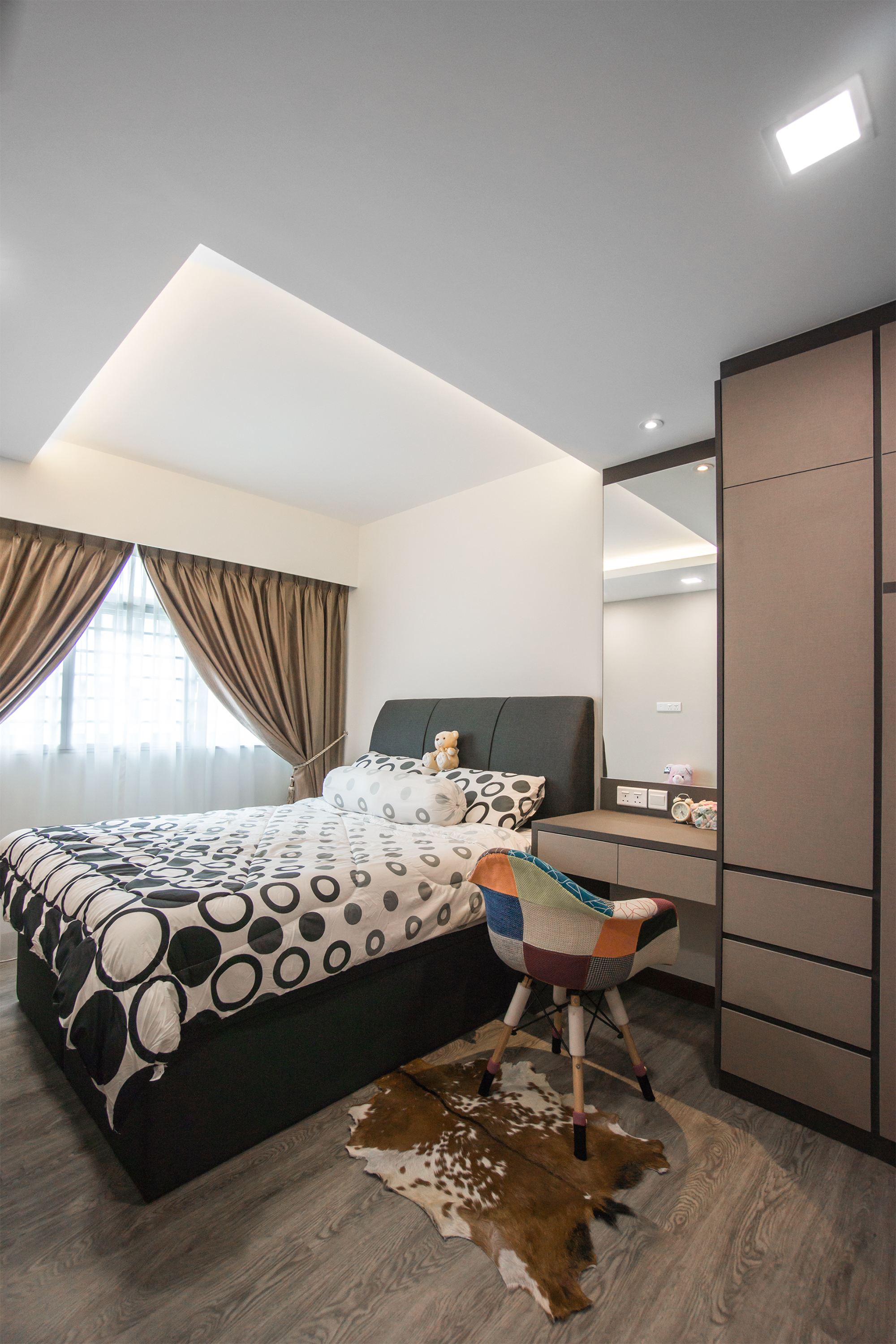 Contemporary, Scandinavian Design - Bedroom - HDB 4 Room - Design by Flo Design Pte Ltd