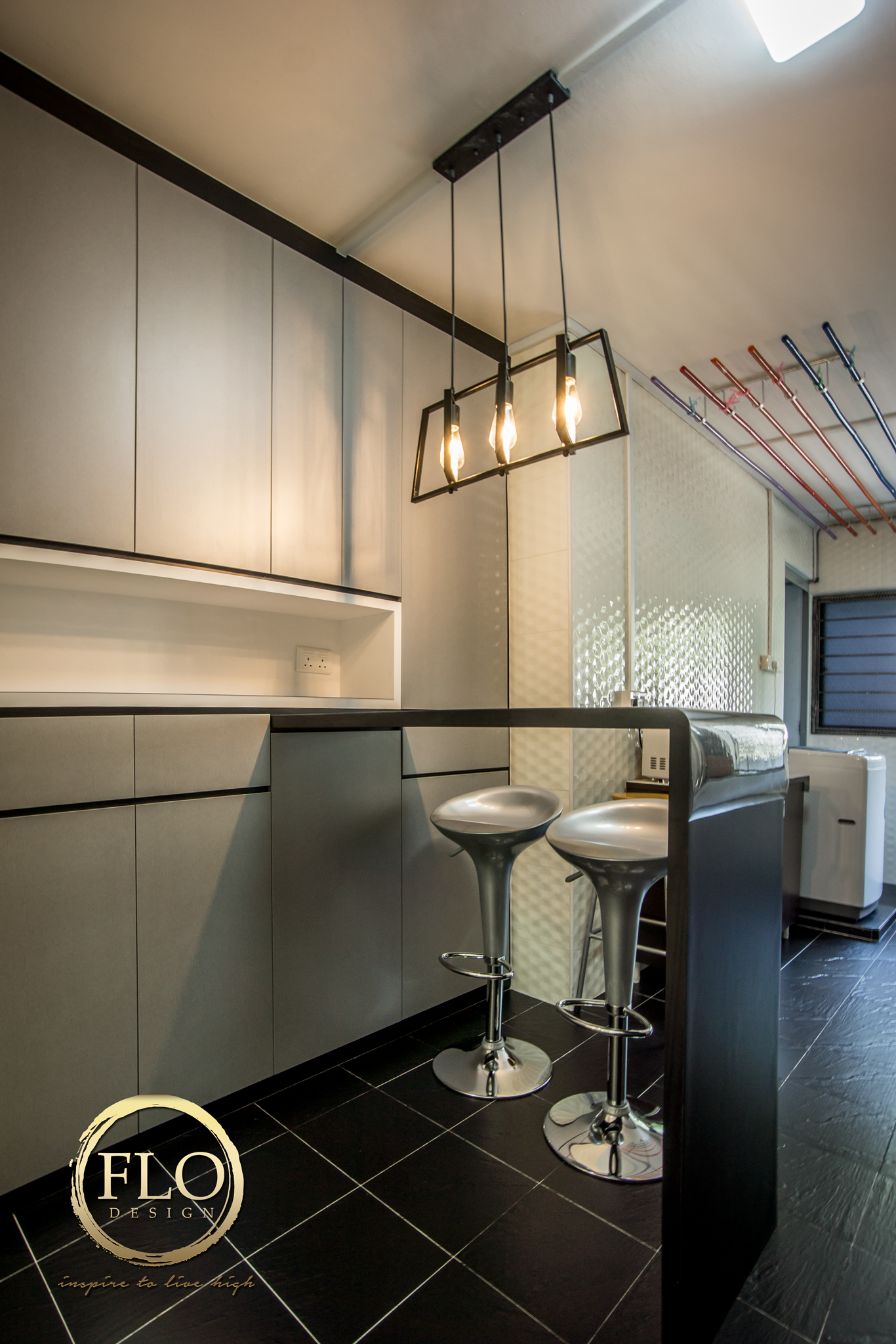 Contemporary, Scandinavian Design - Kitchen - HDB 3 Room - Design by Flo Design Pte Ltd