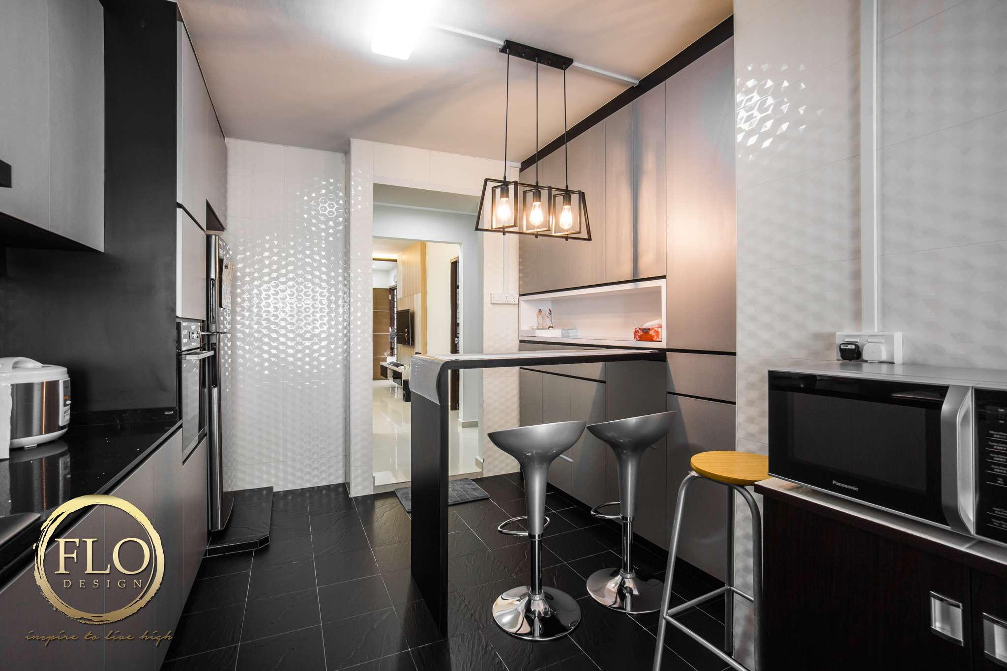 Contemporary, Scandinavian Design - Kitchen - HDB 3 Room - Design by Flo Design Pte Ltd