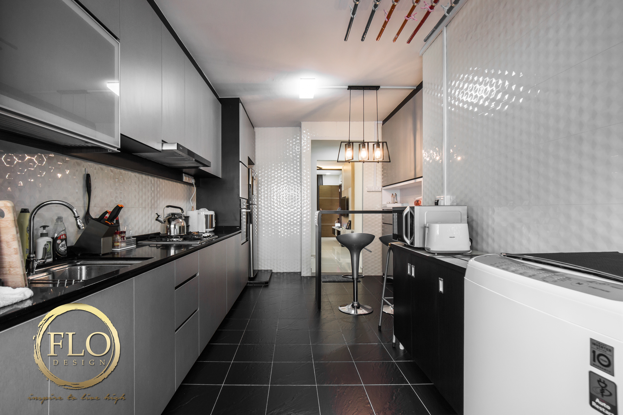 Contemporary, Scandinavian Design - Kitchen - HDB 3 Room - Design by Flo Design Pte Ltd