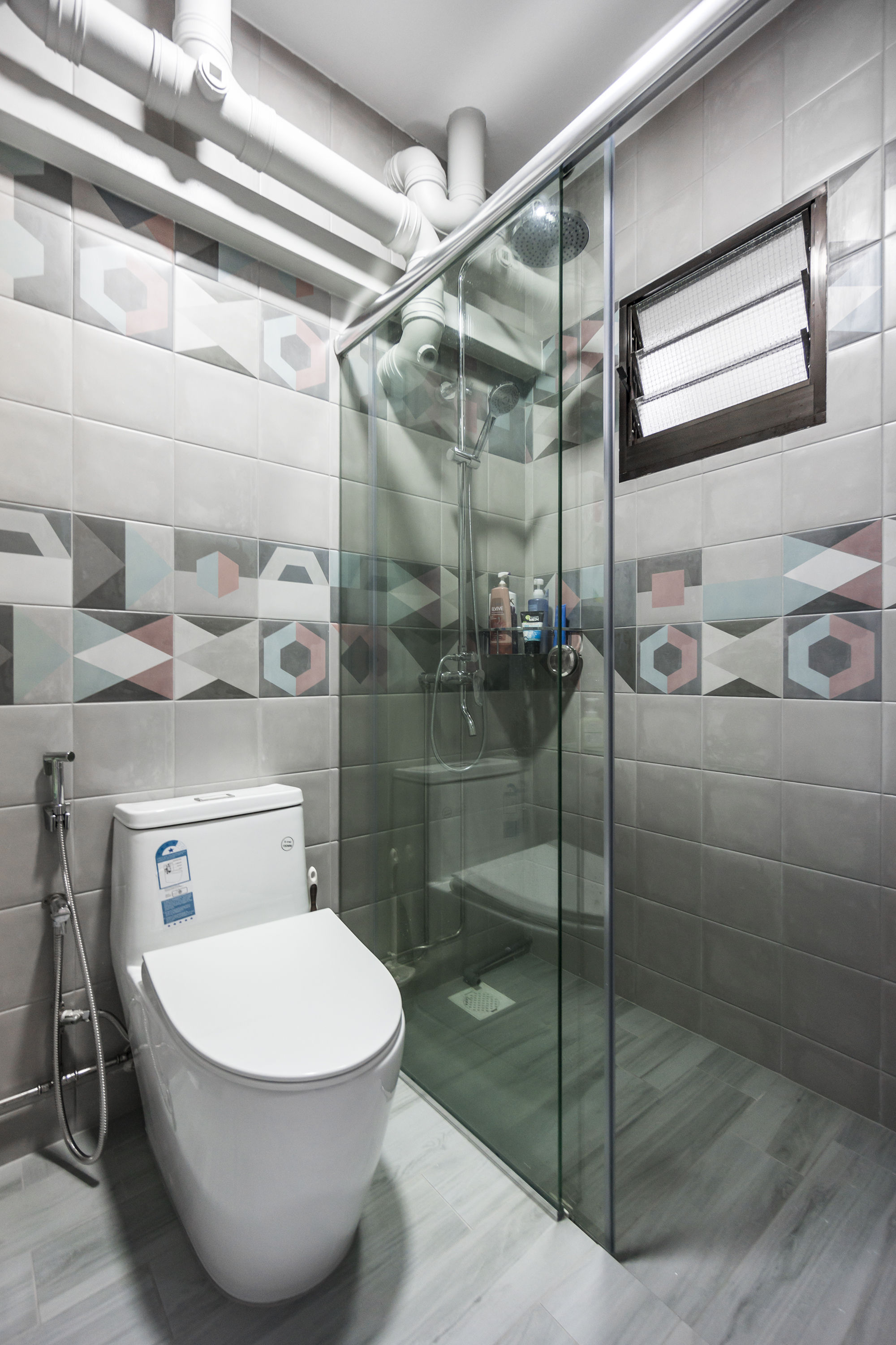 Contemporary, Minimalist, Modern Design - Bathroom - HDB 3 Room - Design by Flo Design Pte Ltd