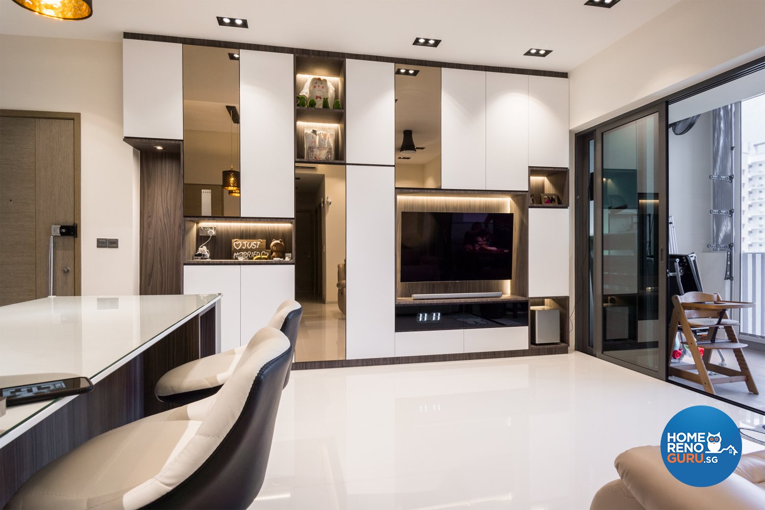 Living Room Condo Interior Design Singapore