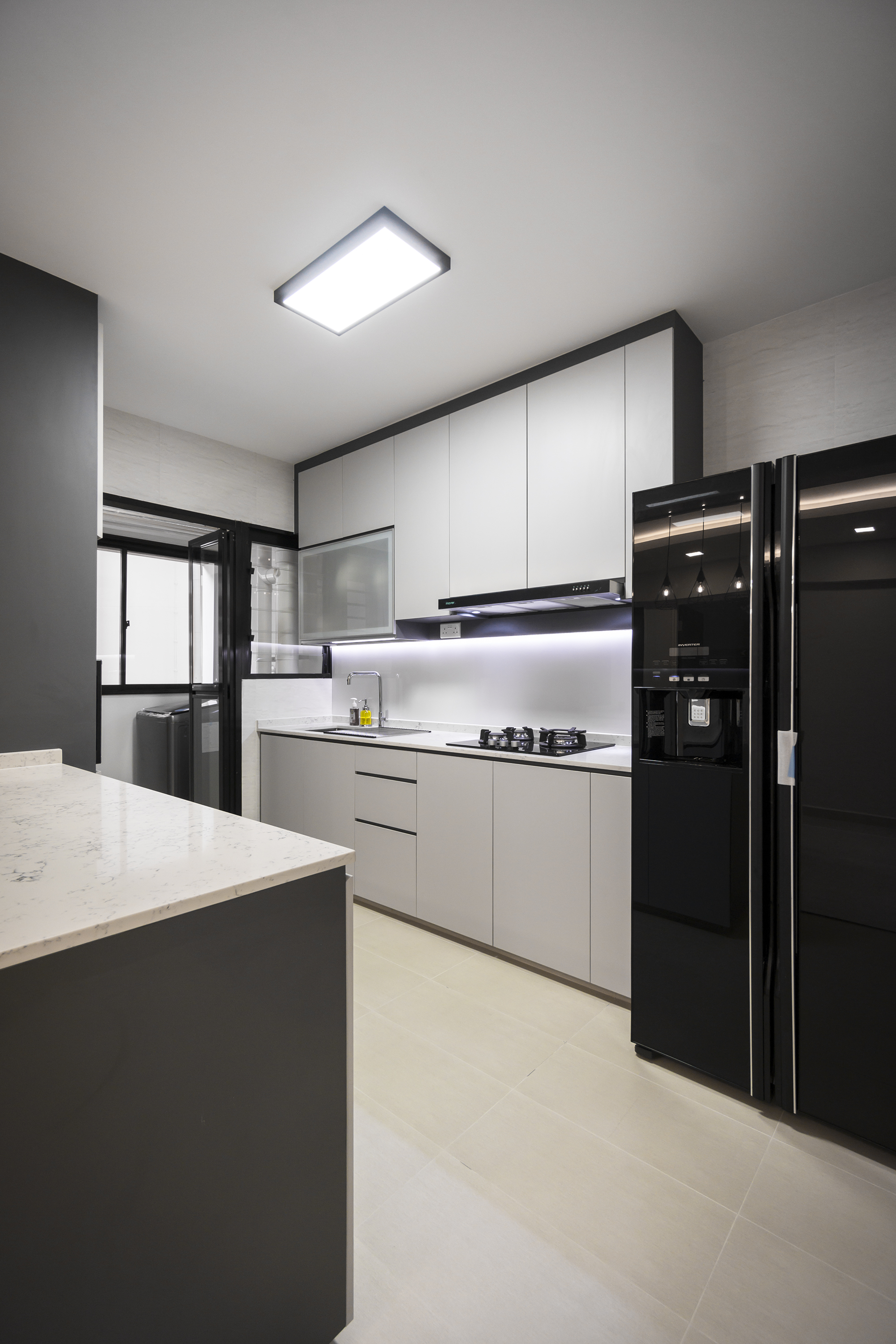 Contemporary, Modern Design - Kitchen - HDB 4 Room - Design by Flo Design Pte Ltd