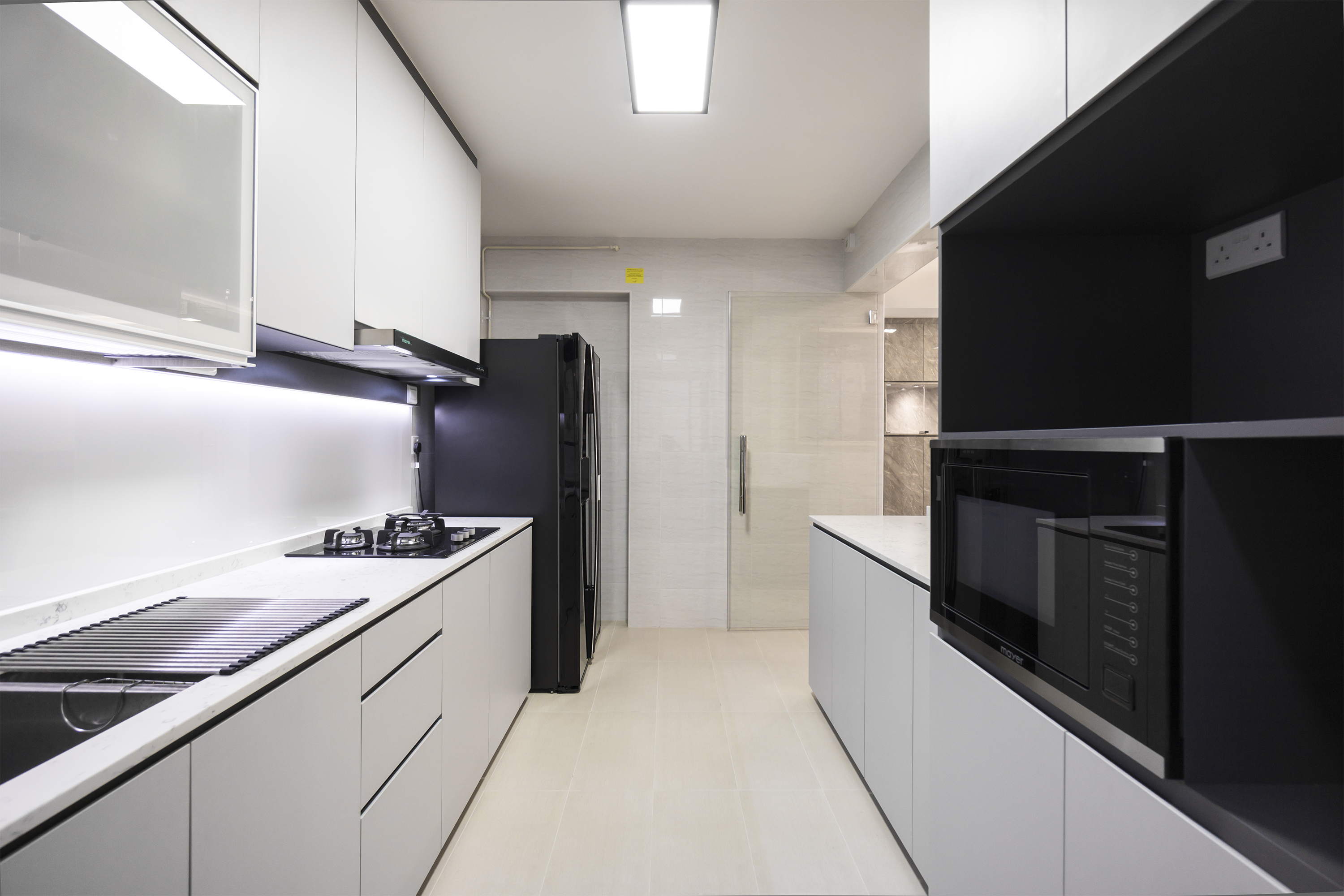 Contemporary, Modern Design - Kitchen - HDB 4 Room - Design by Flo Design Pte Ltd