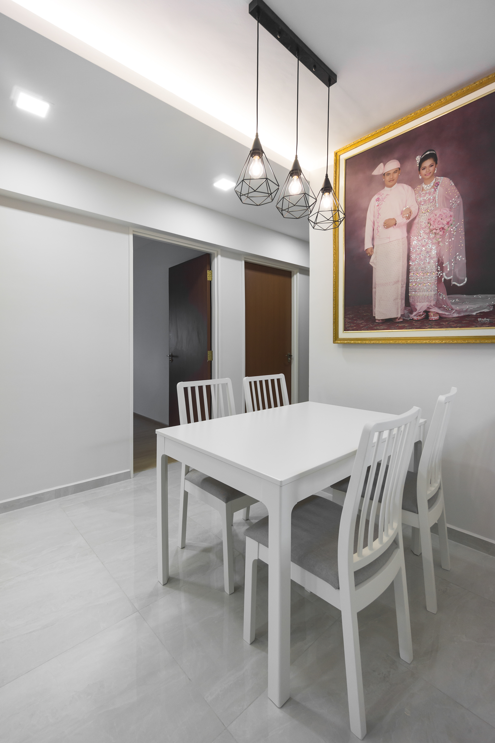 Contemporary, Modern Design - Dining Room - HDB 4 Room - Design by Flo Design Pte Ltd