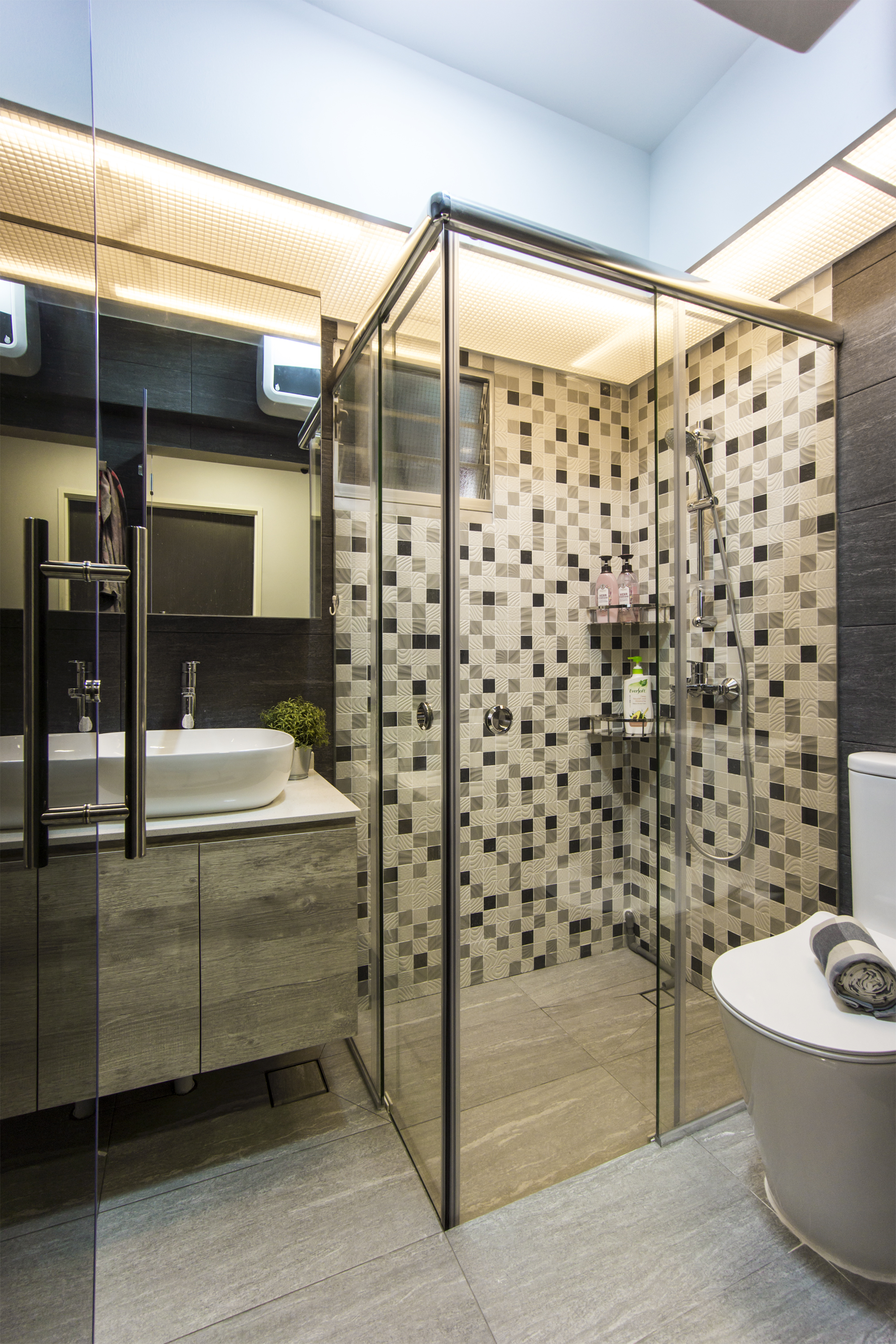 Contemporary, Modern, Scandinavian Design - Bathroom - HDB 4 Room - Design by Flo Design Pte Ltd