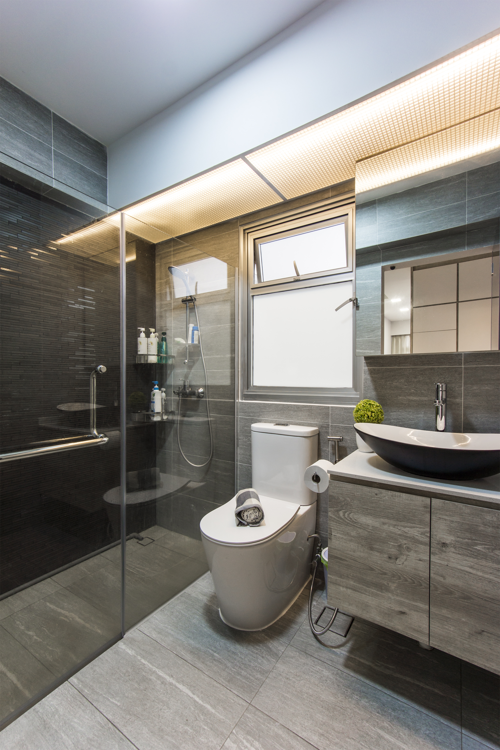 Contemporary, Modern, Scandinavian Design - Bathroom - HDB 4 Room - Design by Flo Design Pte Ltd