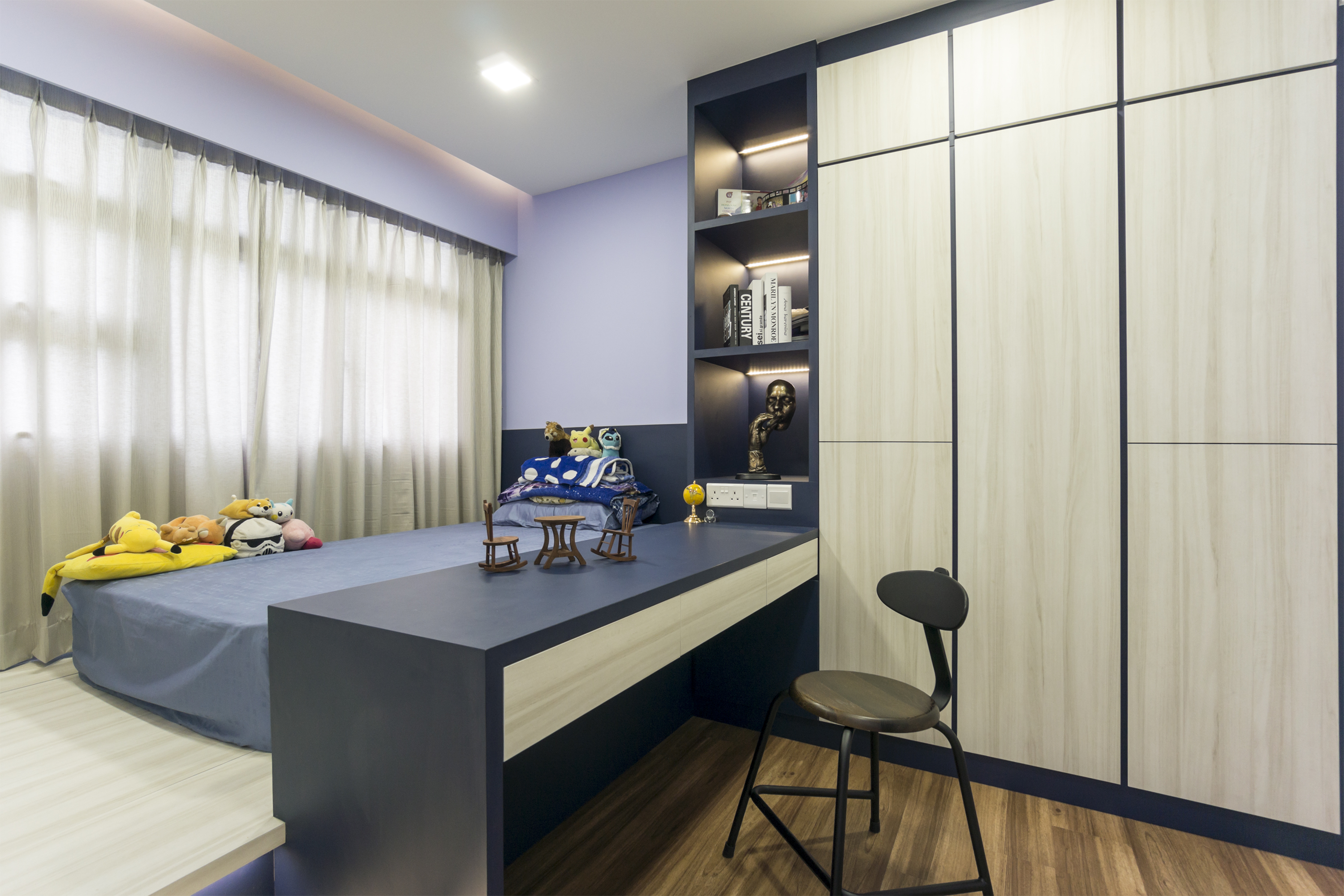 Contemporary, Modern, Scandinavian Design - Bedroom - HDB 4 Room - Design by Flo Design Pte Ltd