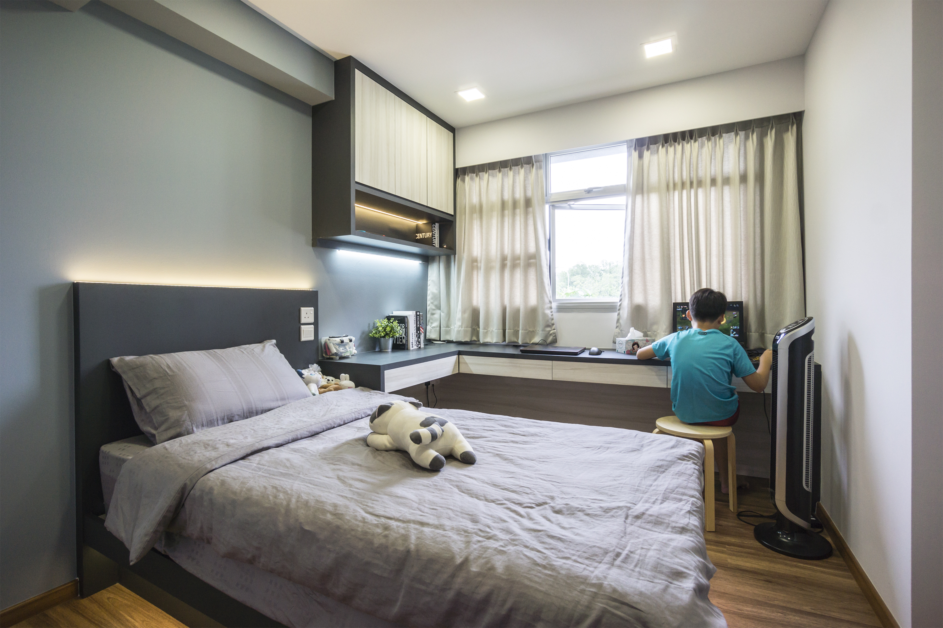 Contemporary, Modern, Scandinavian Design - Bedroom - HDB 4 Room - Design by Flo Design Pte Ltd