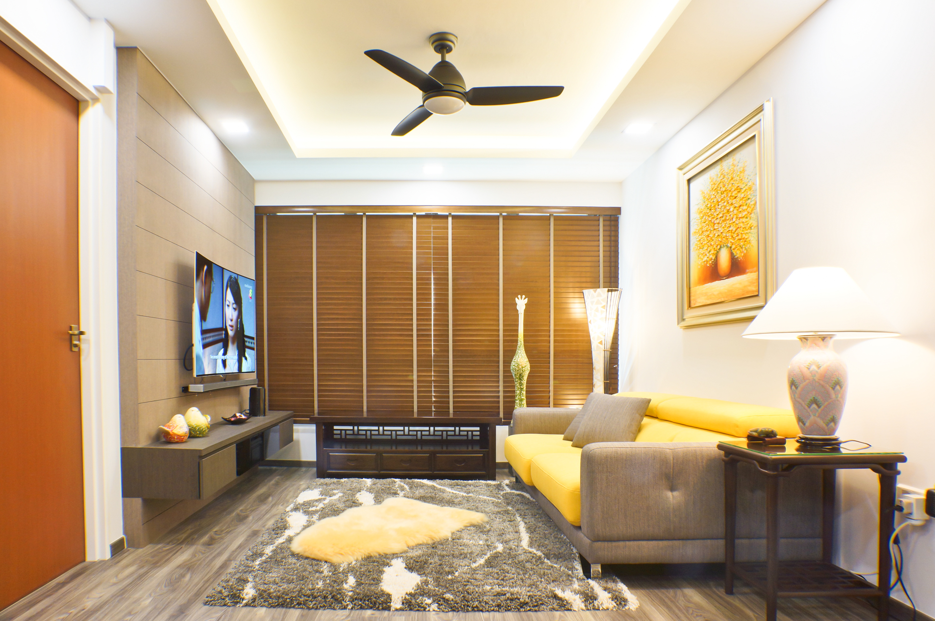Classical, Contemporary Design - Living Room - HDB 4 Room - Design by Flo Design Pte Ltd