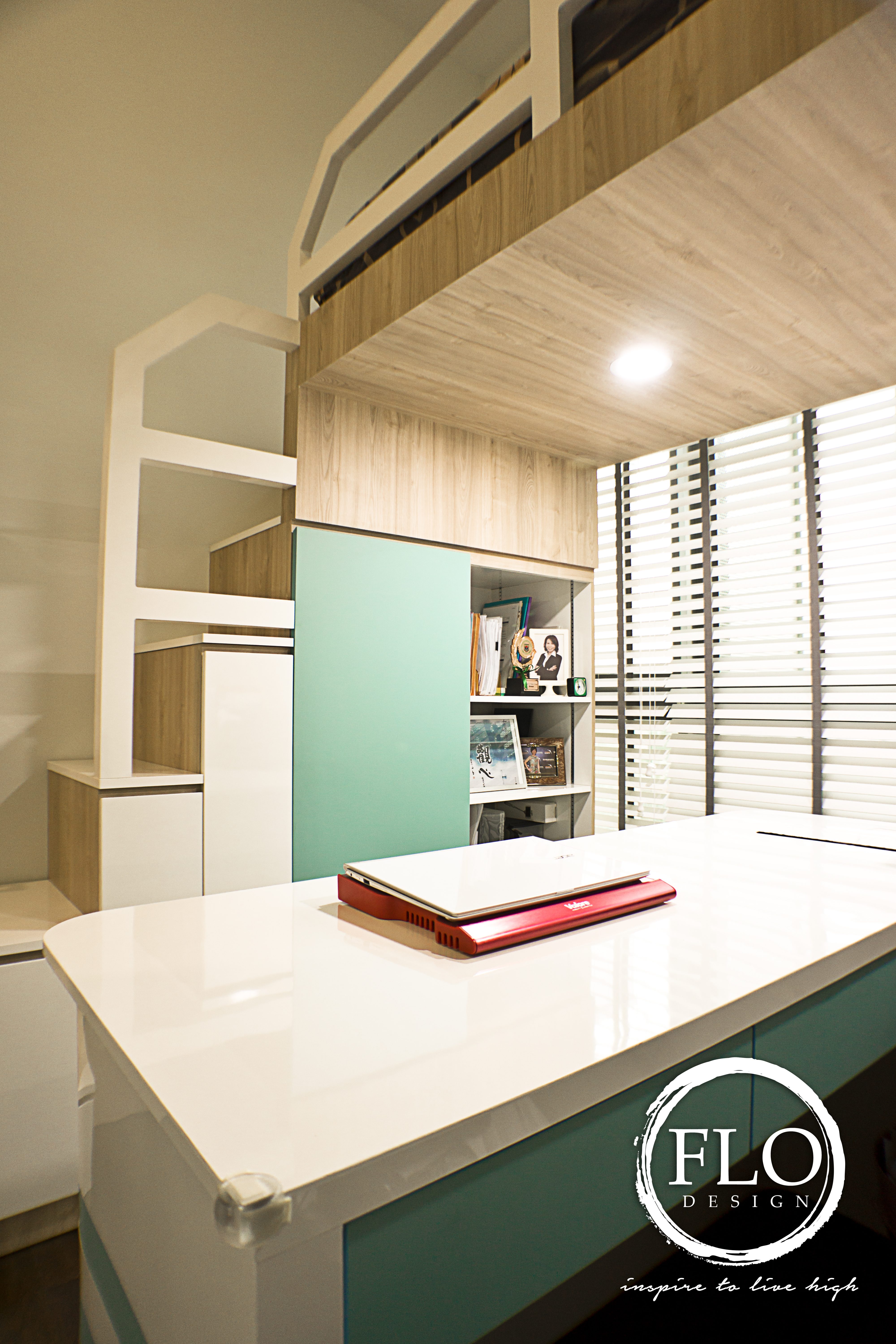 Contemporary, Scandinavian Design - Study Room - Condominium - Design by Flo Design Pte Ltd