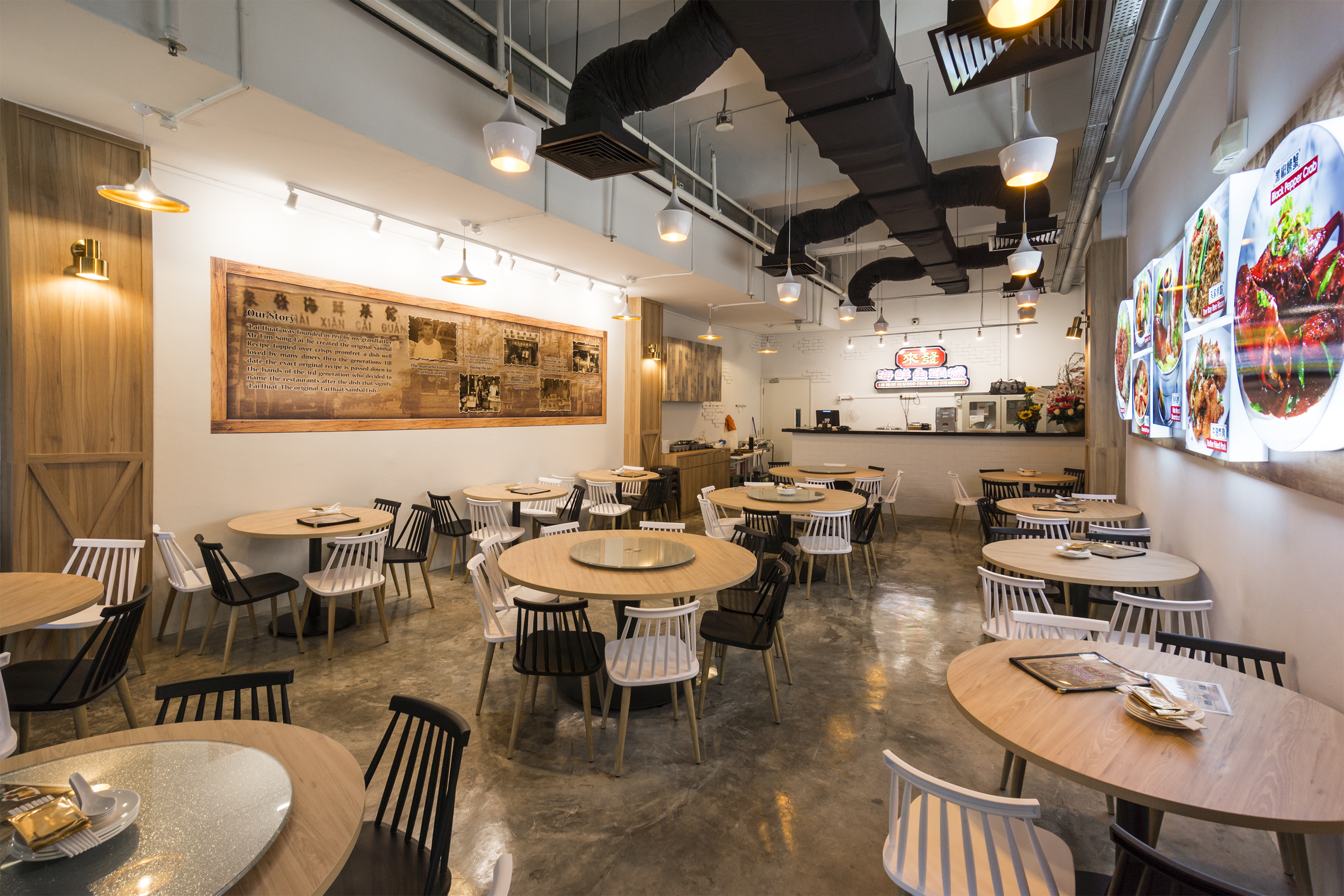 Oriental, Rustic Design - Commercial - F&B - Design by Flo Design Pte Ltd