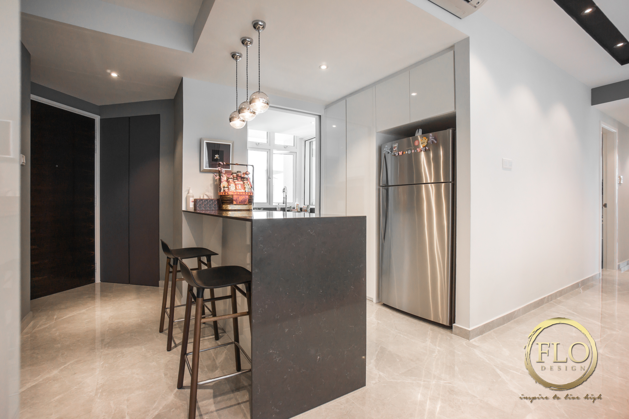 Contemporary, Minimalist Design - Living Room - Condominium - Design by Flo Design Pte Ltd