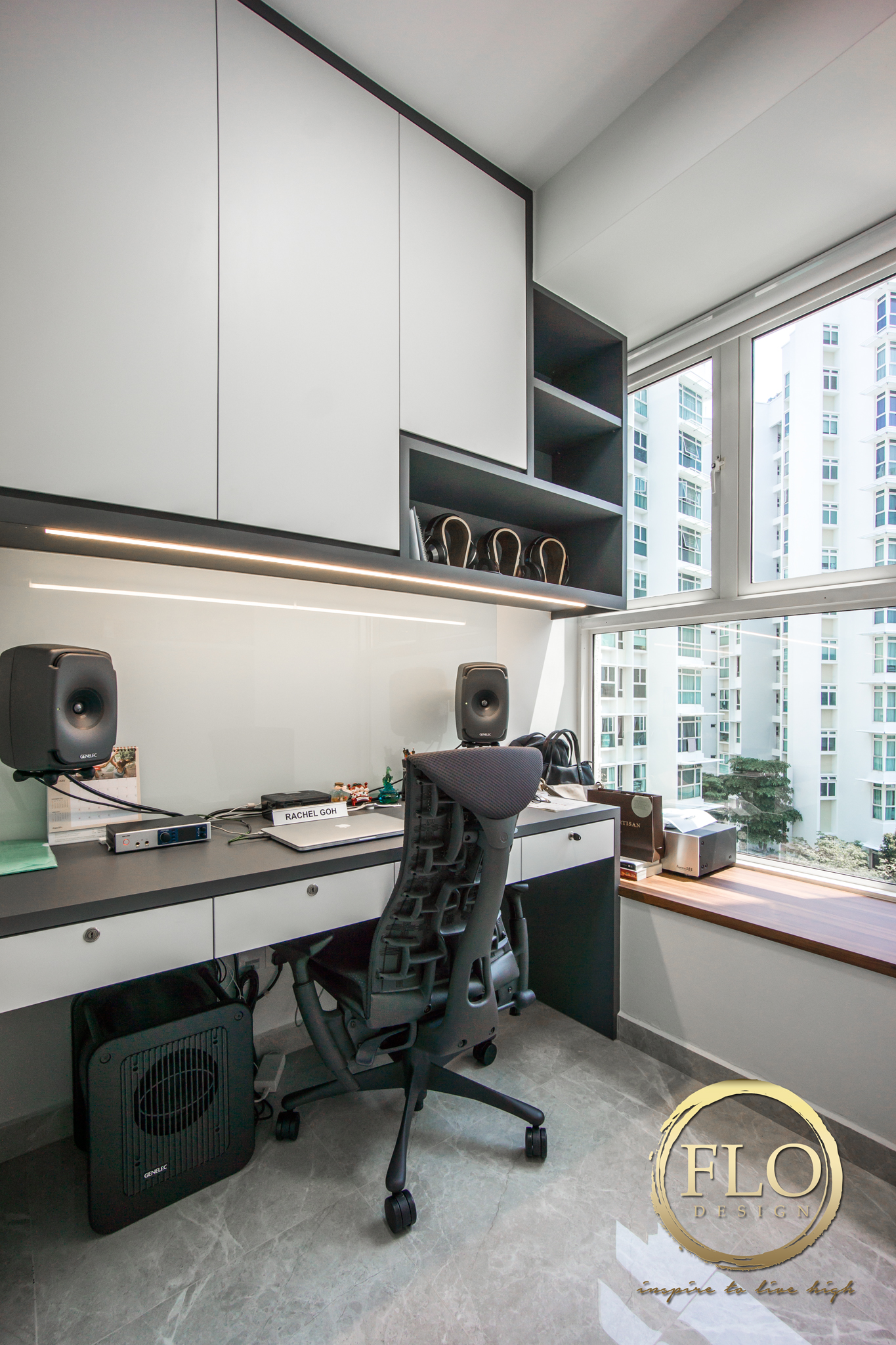 Contemporary, Minimalist Design - Study Room - Condominium - Design by Flo Design Pte Ltd