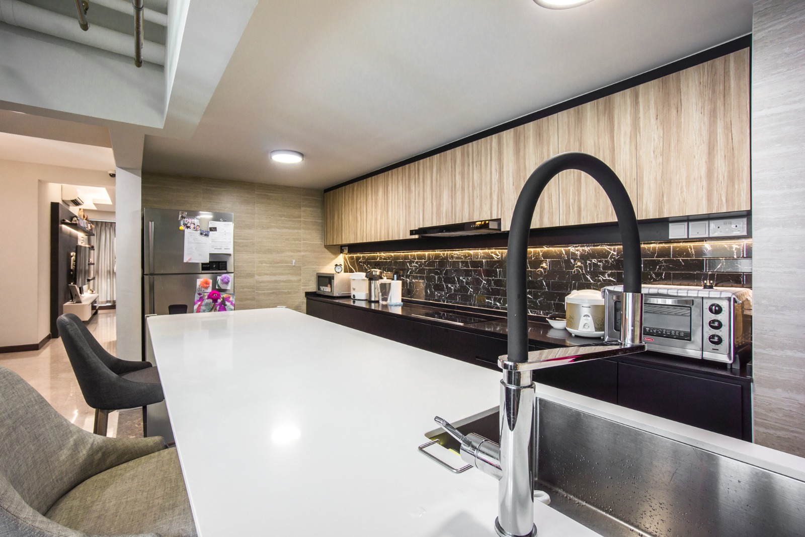 Contemporary Design - Kitchen - Condominium - Design by Flo Design Pte Ltd