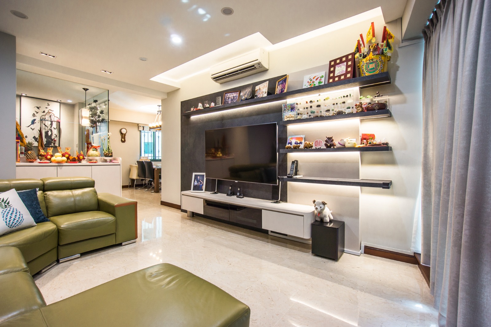 Contemporary Design - Living Room - Condominium - Design by Flo Design Pte Ltd