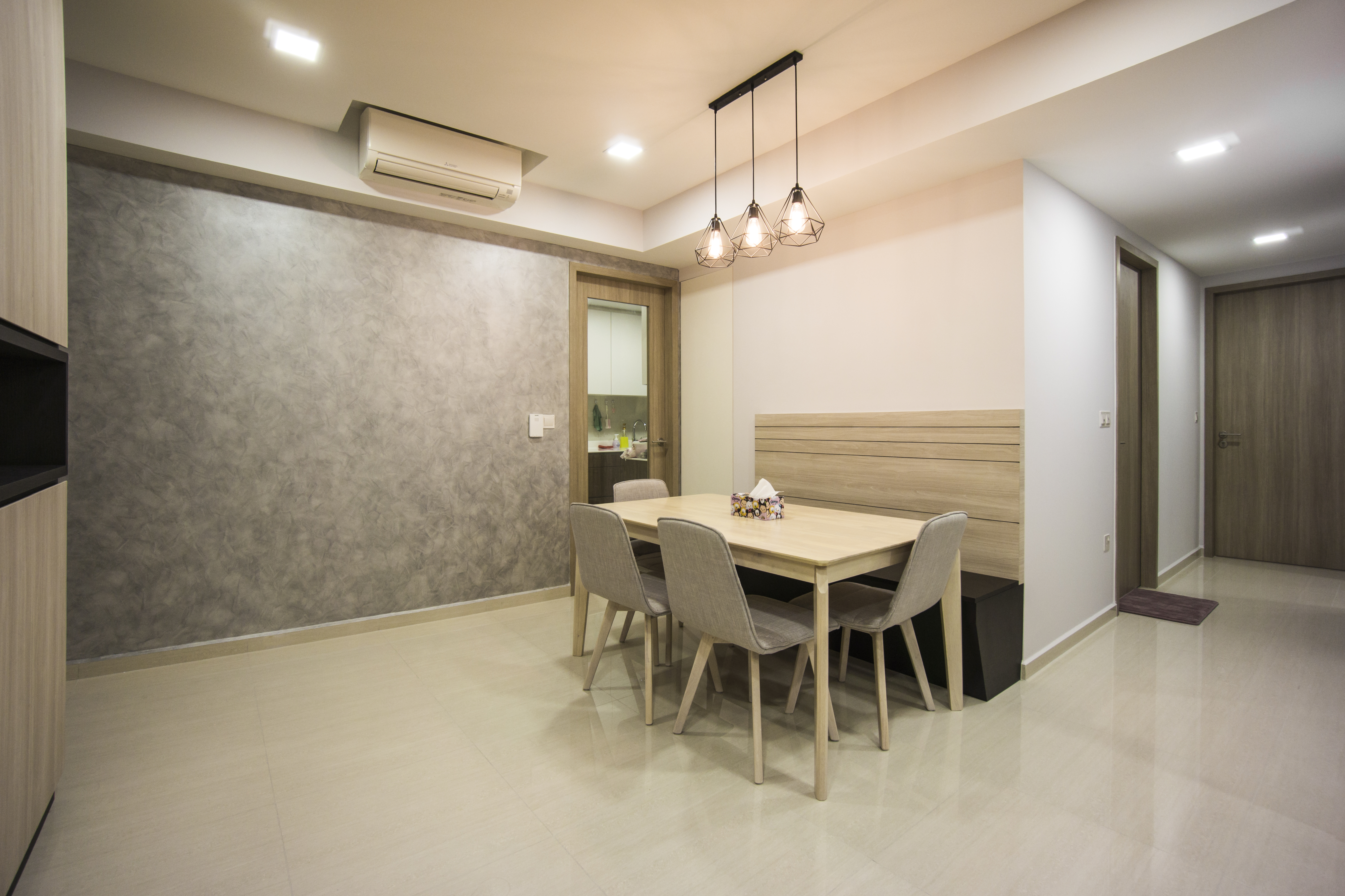 Contemporary, Modern, Scandinavian Design - Dining Room - Condominium - Design by Flo Design Pte Ltd