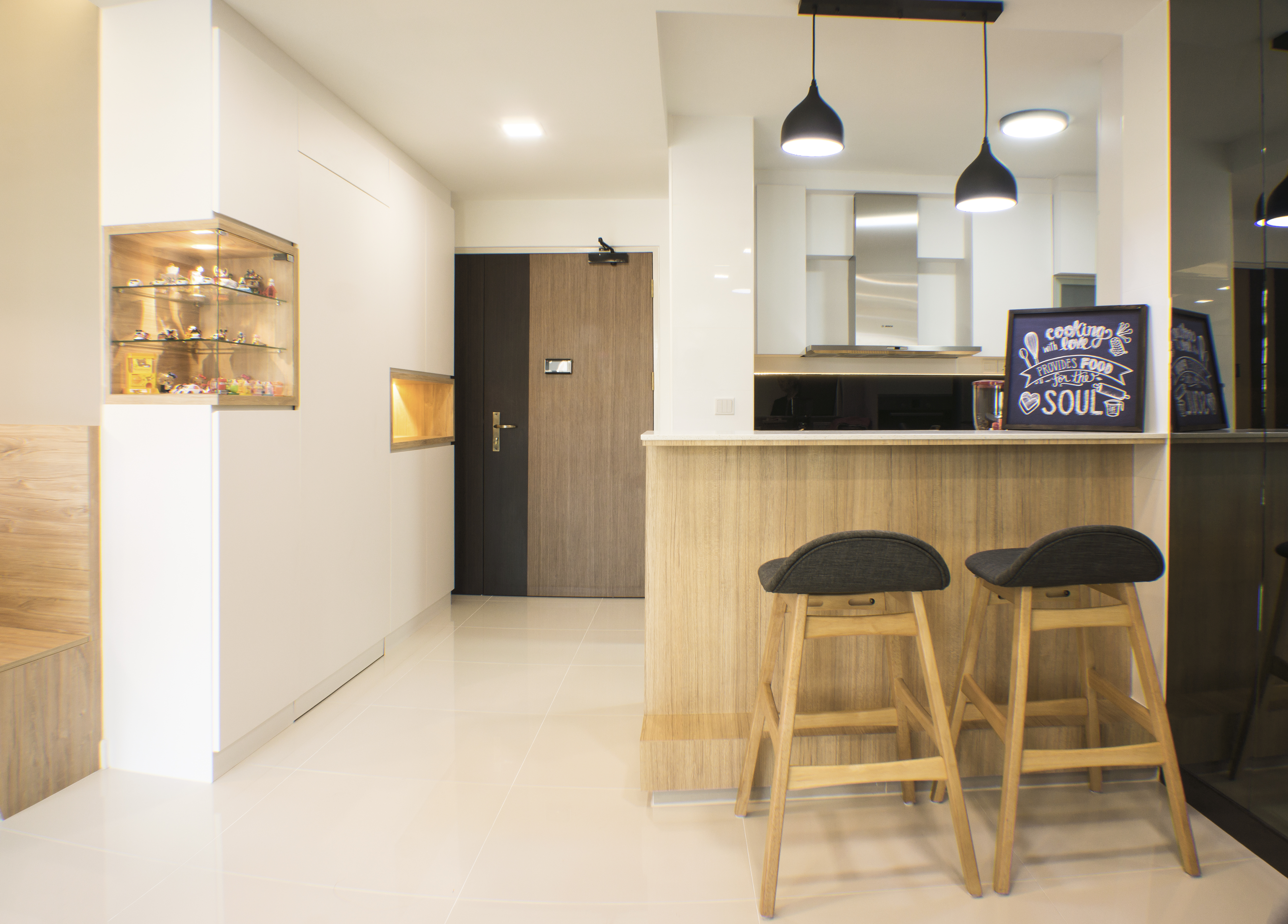 Scandinavian Design - Dining Room - HDB 4 Room - Design by Flo Design Pte Ltd