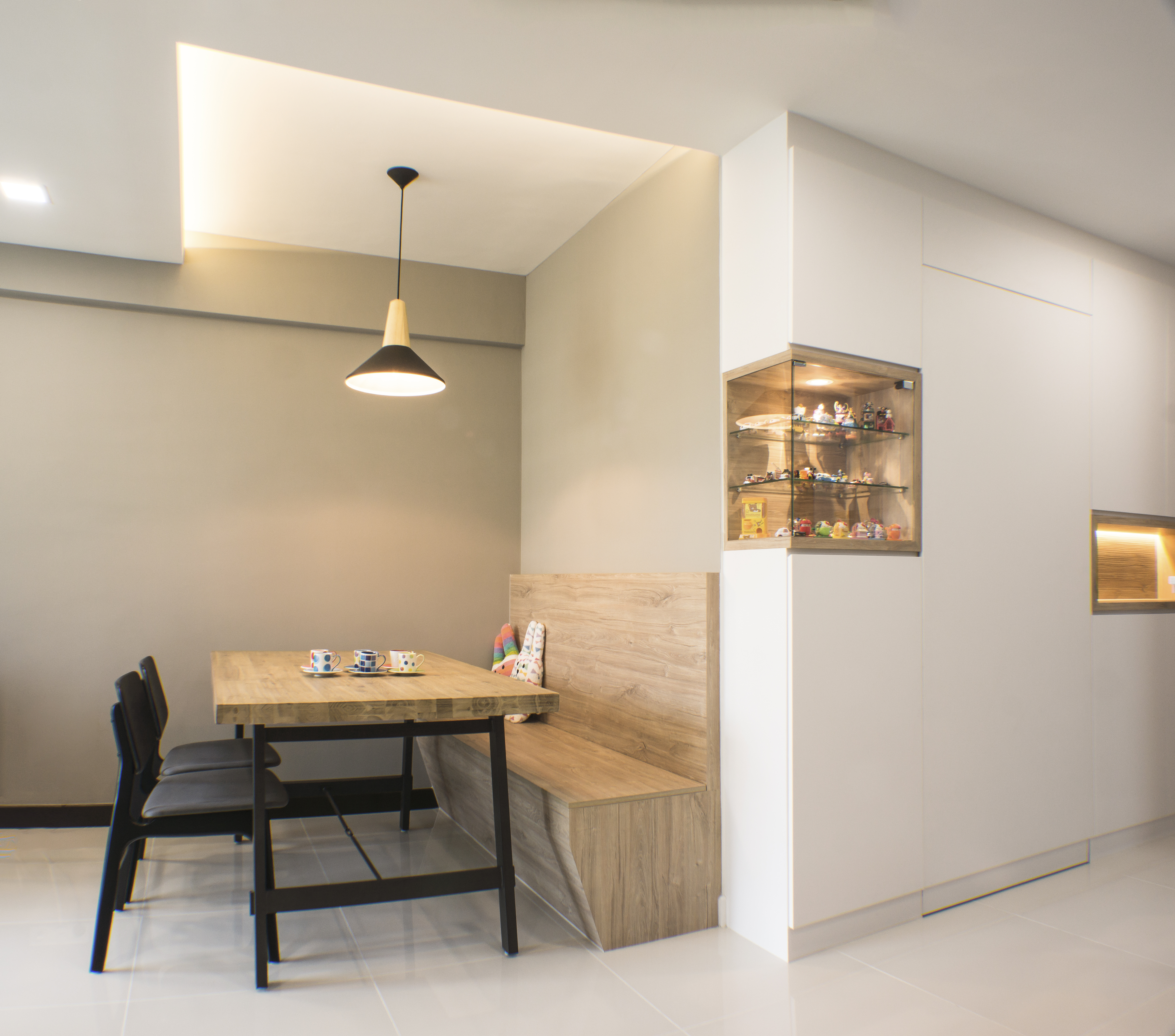 Scandinavian Design - Dining Room - HDB 4 Room - Design by Flo Design Pte Ltd