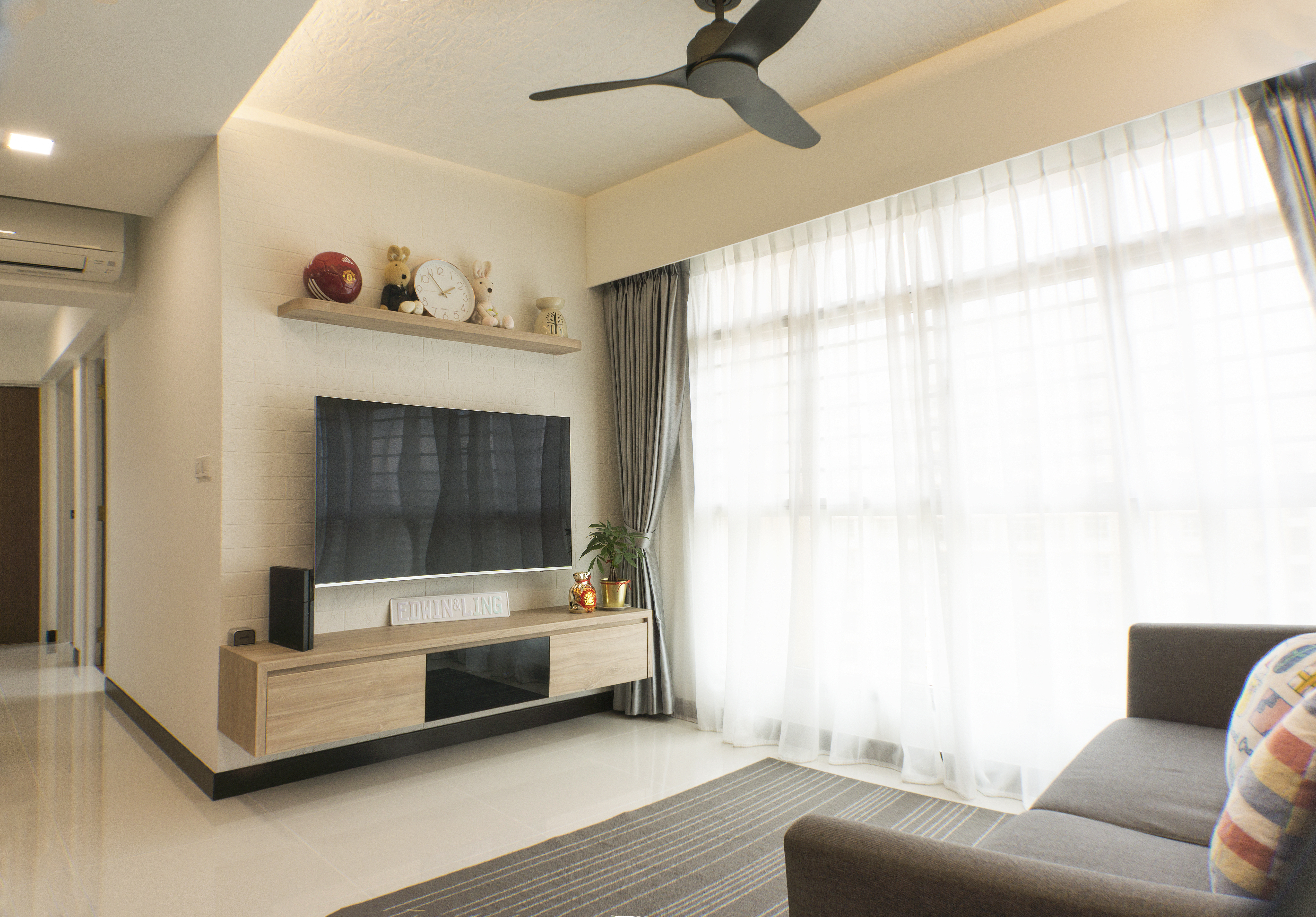 Scandinavian Design - Living Room - HDB 4 Room - Design by Flo Design Pte Ltd