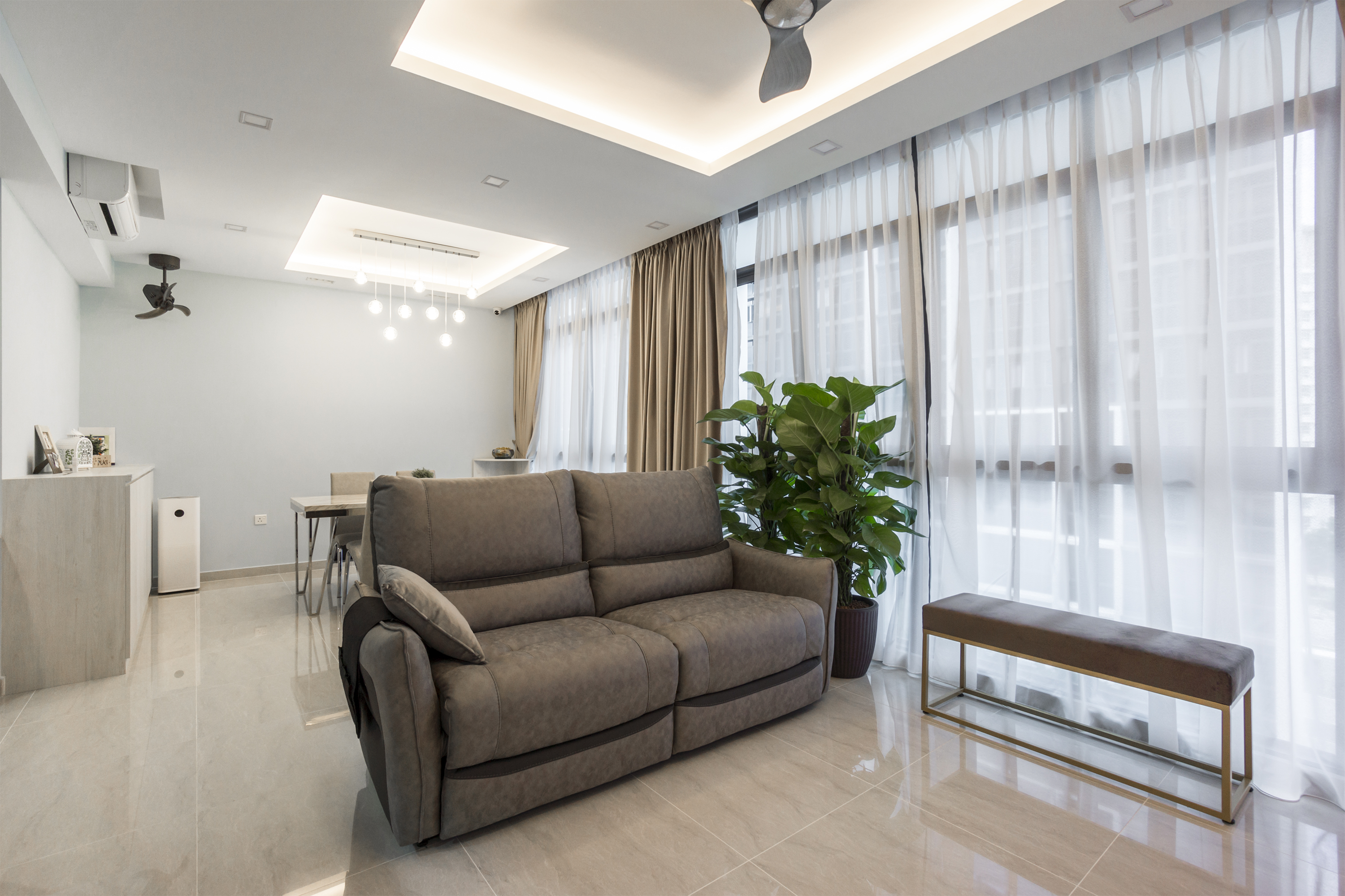 Contemporary, Minimalist, Modern Design - Living Room - Condominium - Design by Flo Design Pte Ltd