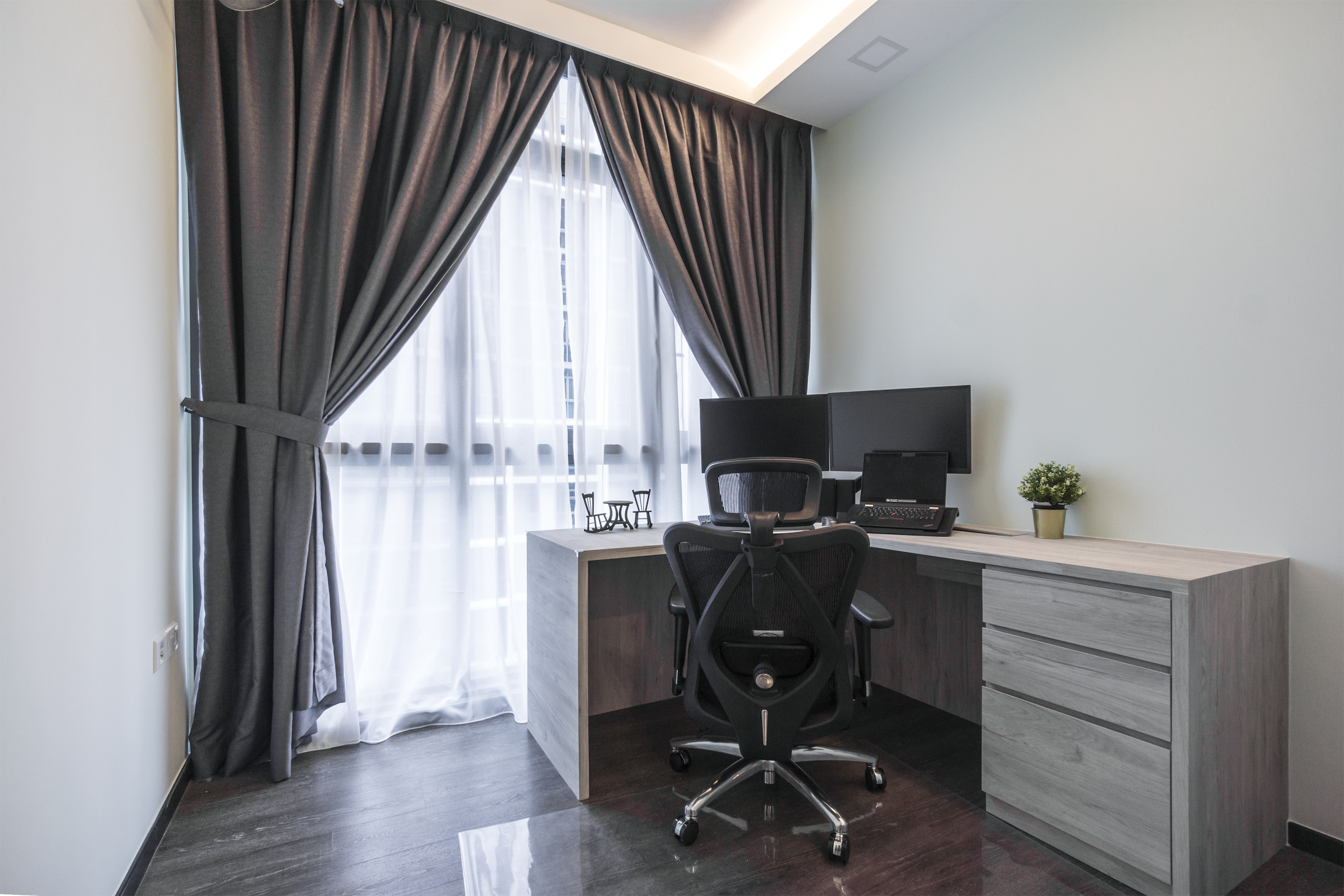 Contemporary, Minimalist, Modern Design - Study Room - Condominium - Design by Flo Design Pte Ltd