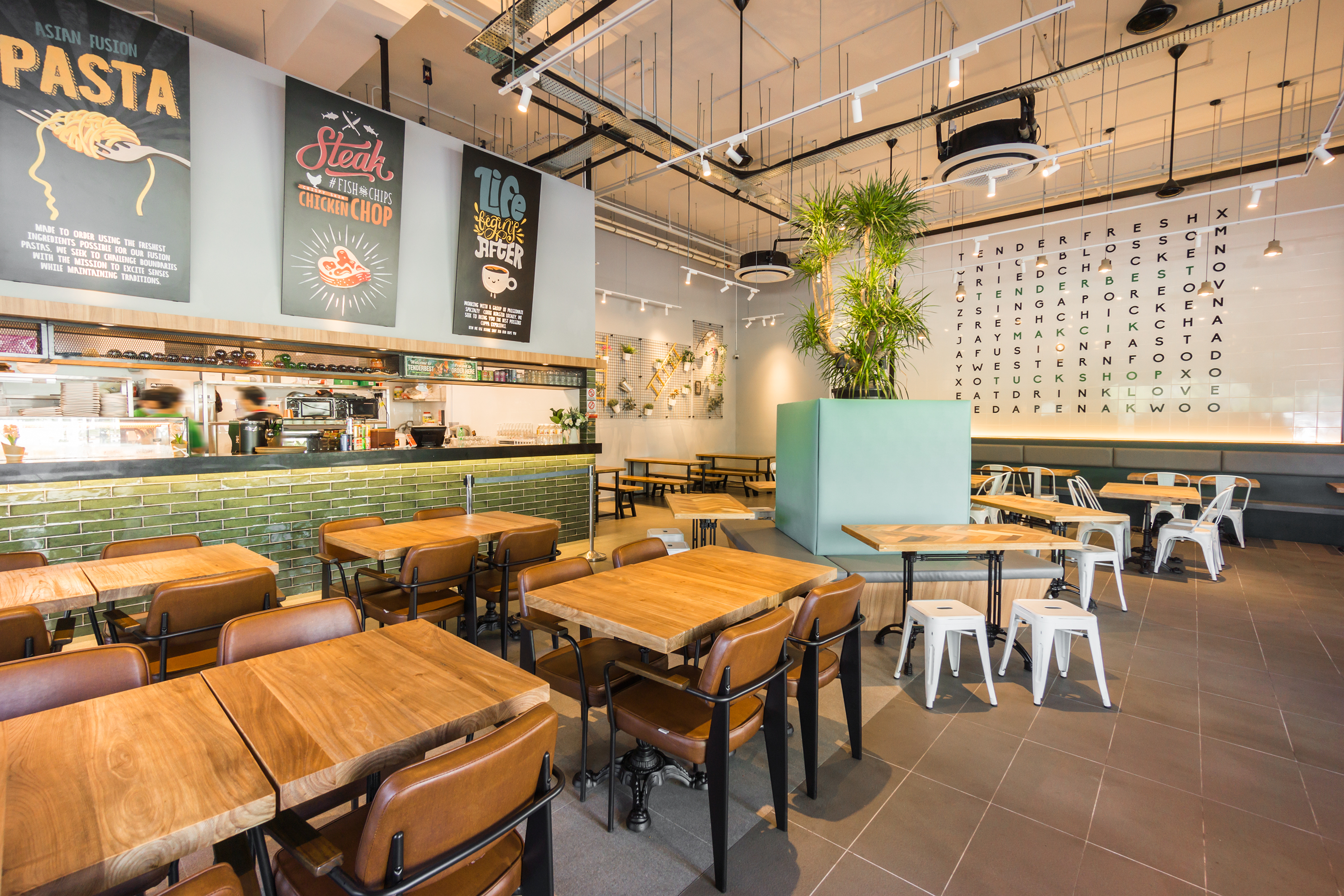 Industrial, Rustic, Scandinavian Design - Commercial - F&B - Design by Flo Design Pte Ltd