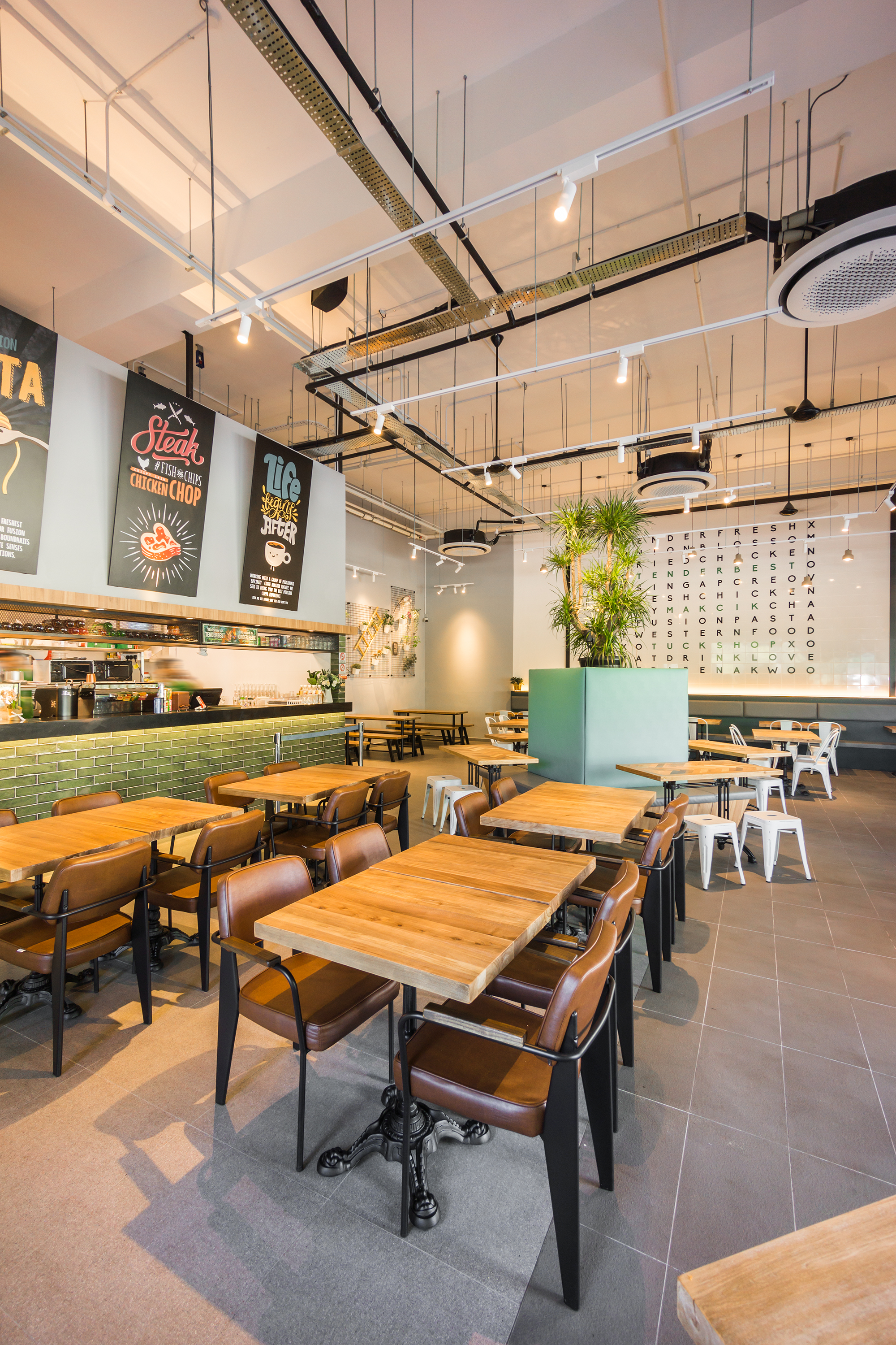 Industrial, Rustic, Scandinavian Design - Commercial - F&B - Design by Flo Design Pte Ltd