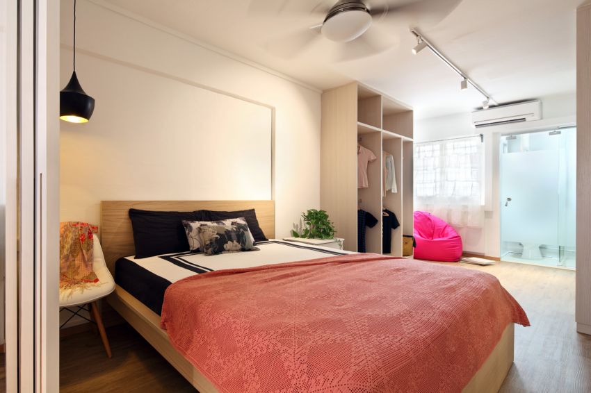 Contemporary Design - Bedroom - HDB 3 Room - Design by form & space pte ltd
