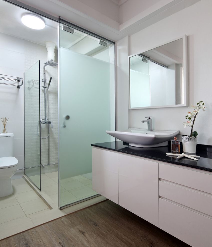 Contemporary Design - Bathroom - HDB 3 Room - Design by form & space pte ltd