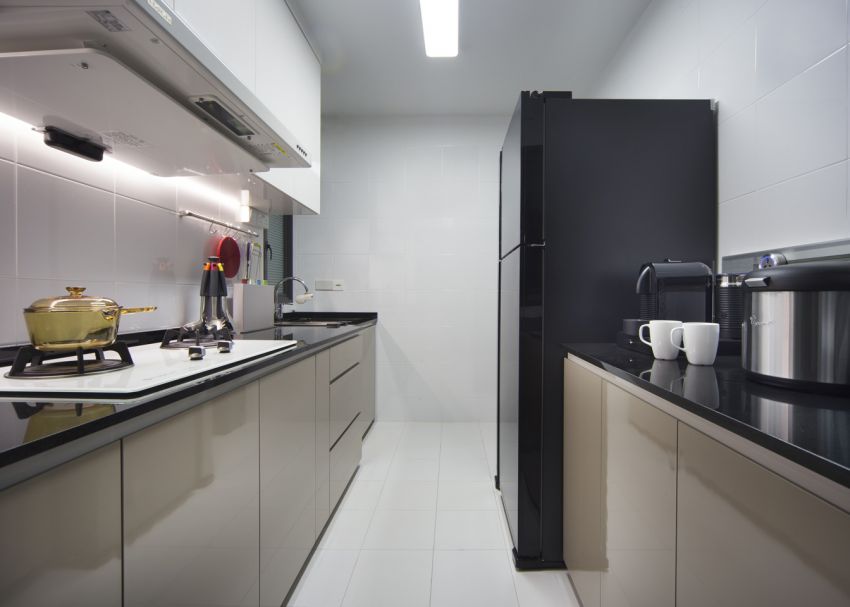 Contemporary Design - Kitchen - HDB 3 Room - Design by form & space pte ltd