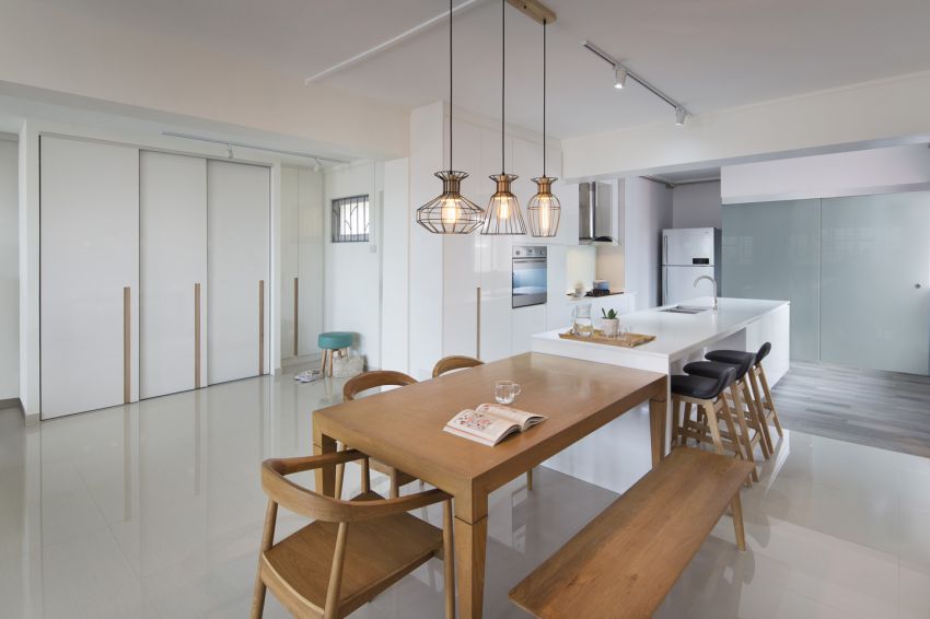 Minimalist, Scandinavian Design - Dining Room - HDB 5 Room - Design by form & space pte ltd