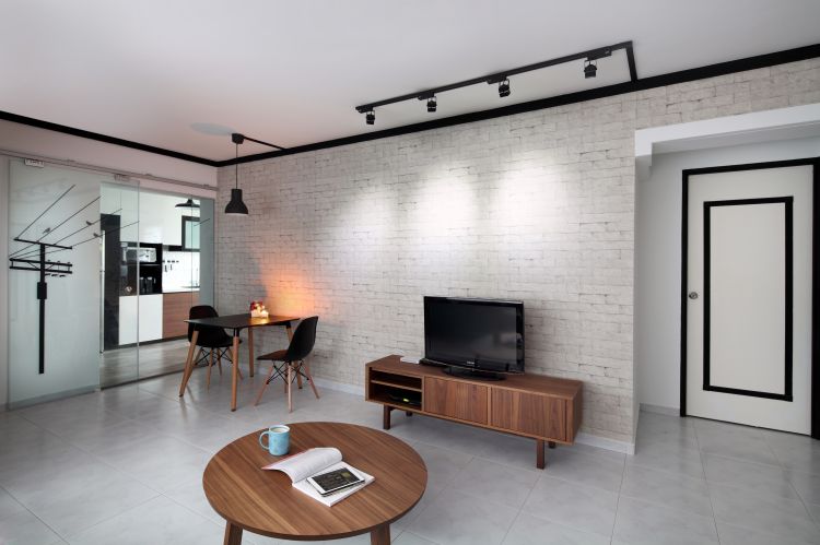 Contemporary, Scandinavian Design - Living Room - HDB 4 Room - Design by form & space pte ltd