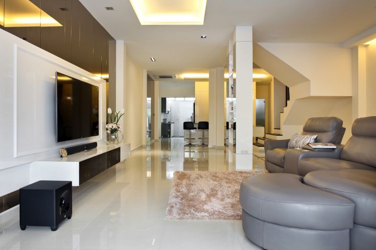 Contemporary, Modern Design - Living Room - Landed House - Design by form & space pte ltd