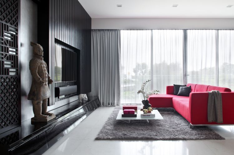 Contemporary, Modern Design - Living Room - Condominium - Design by Fuse Concept Pte Ltd