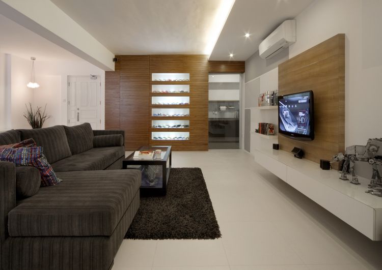 Modern, Scandinavian Design - Living Room - HDB 5 Room - Design by Fuse Concept Pte Ltd