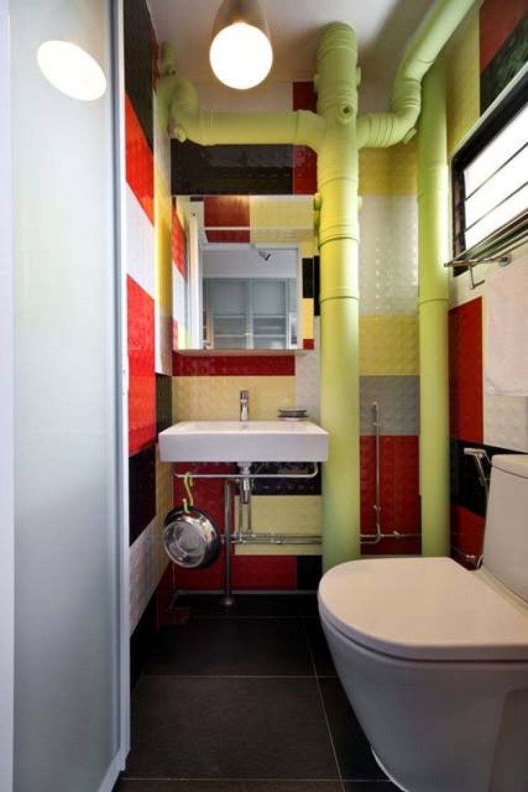 Contemporary, Modern Design - Bathroom - HDB 5 Room - Design by Fuse Concept Pte Ltd