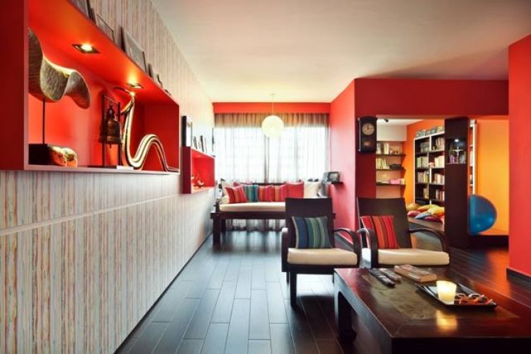Contemporary, Modern Design - Living Room - HDB 5 Room - Design by Fuse Concept Pte Ltd