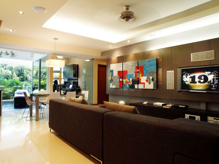 Eclectic, Modern Design - Living Room - Condominium - Design by Fuse Concept Pte Ltd