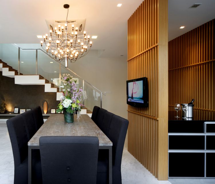 Contemporary, Modern Design - Dining Room - Landed House - Design by Fuse Concept Pte Ltd