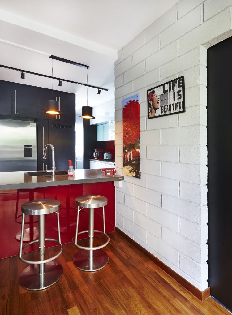 Eclectic, Modern Design - Kitchen - HDB Executive Apartment - Design by Fuse Concept Pte Ltd